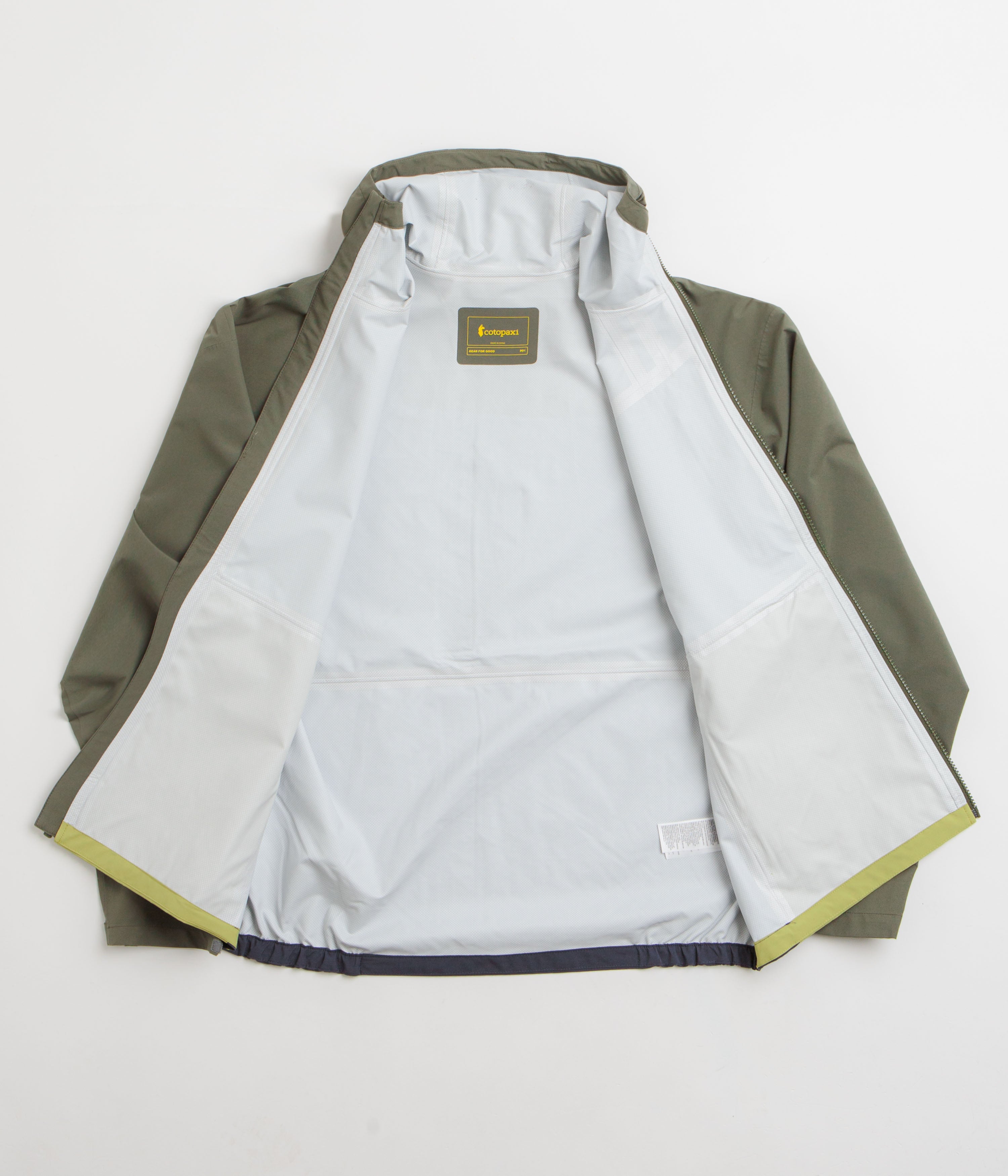 Cotopaxi Cielo Rain Jacket - Stunning Fatigue / Lemongrass