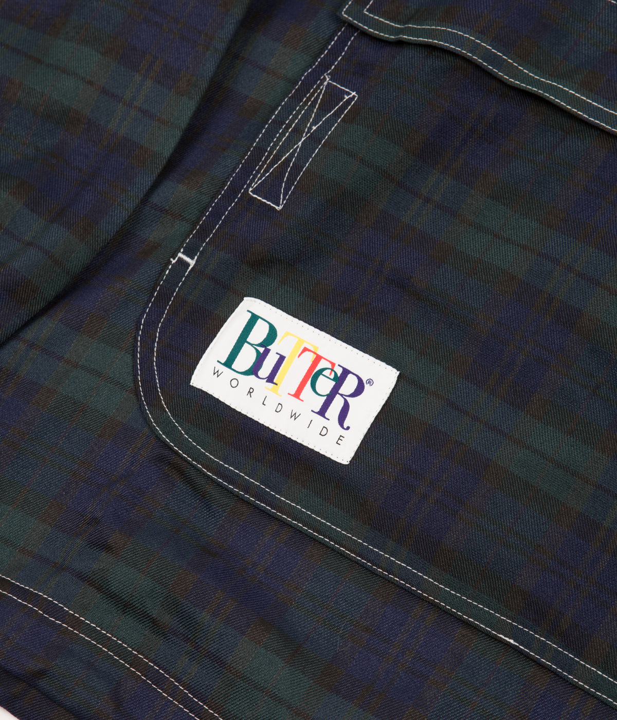 Butter Goods Navy/Forest Spring Pullover Jacket - A Retro Streetwear Essential