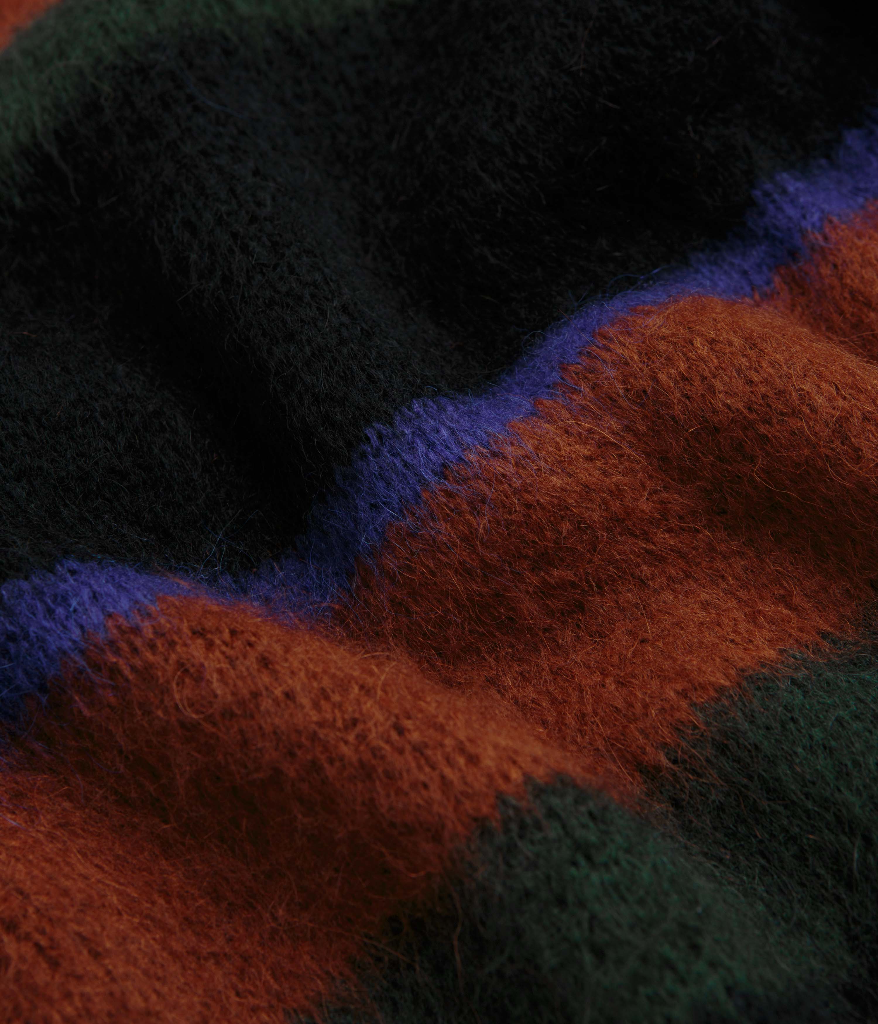 Carhartt Merton Crewneck Sweatshirt - Stunning Sundling Stripe in Deep Hamilton Brown