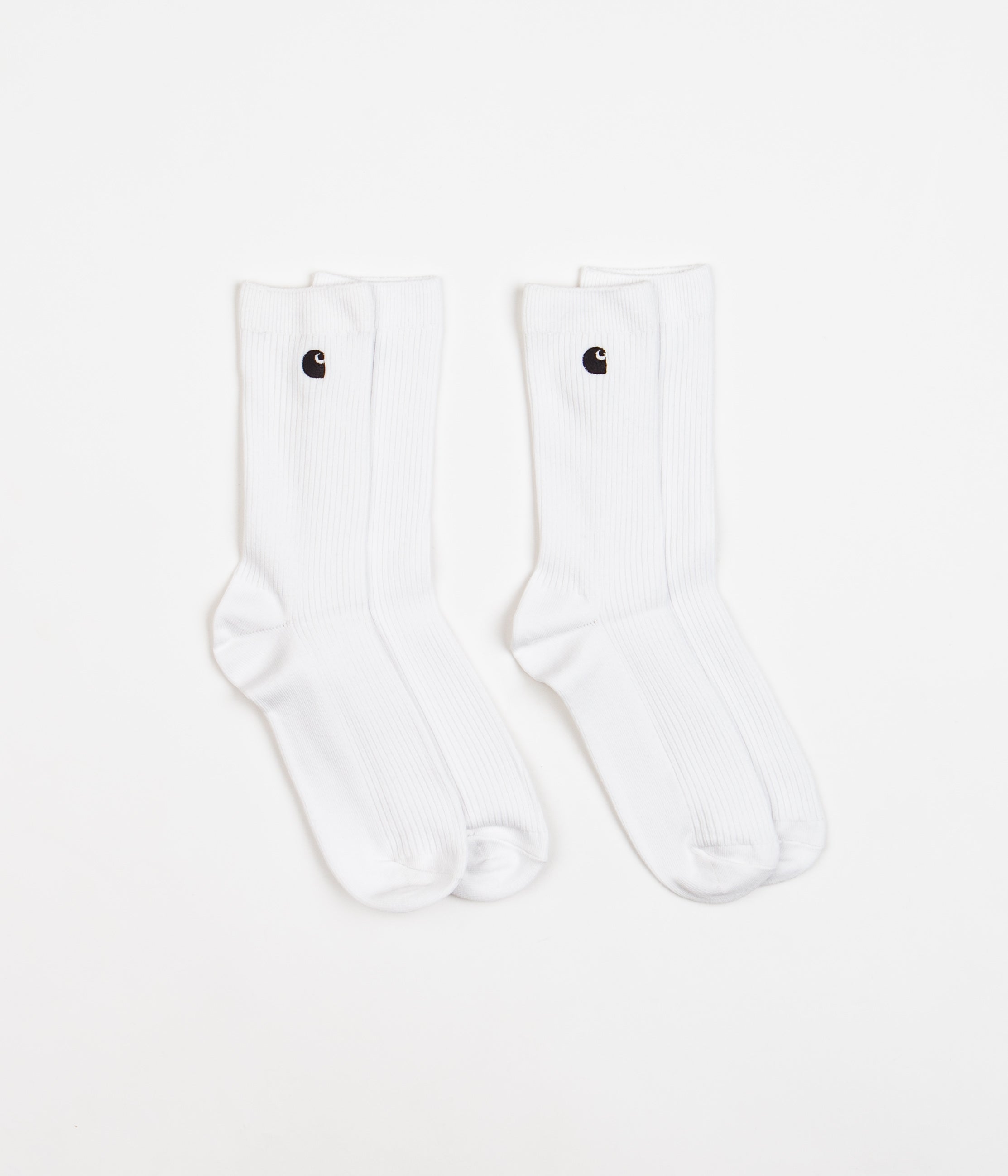Carhartt Madison Socks (2 Pack) - White/Black: Stylish and Comfortable Footwear!