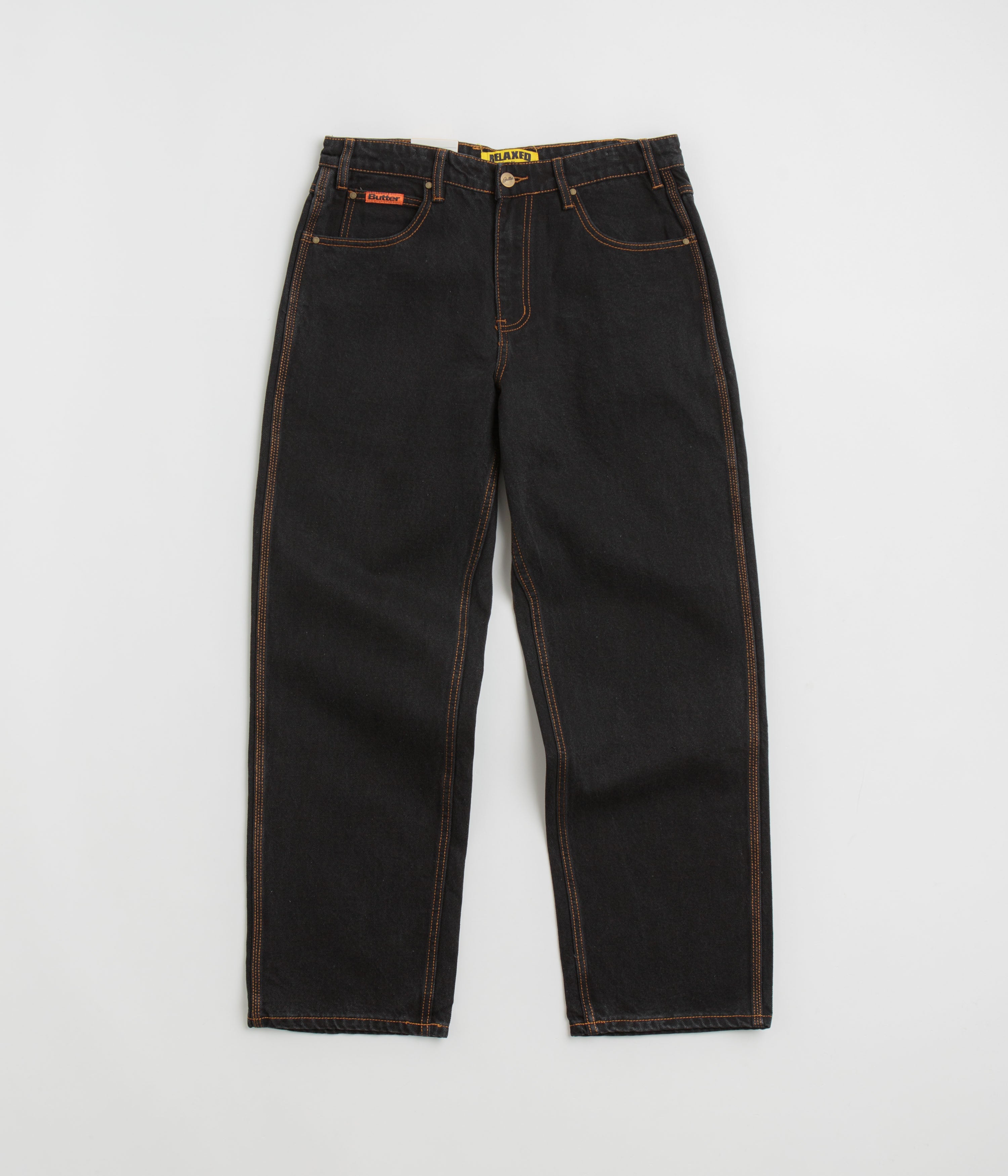Butter Goods Washed Black/Black Relaxed Jeans - A Must-Have!