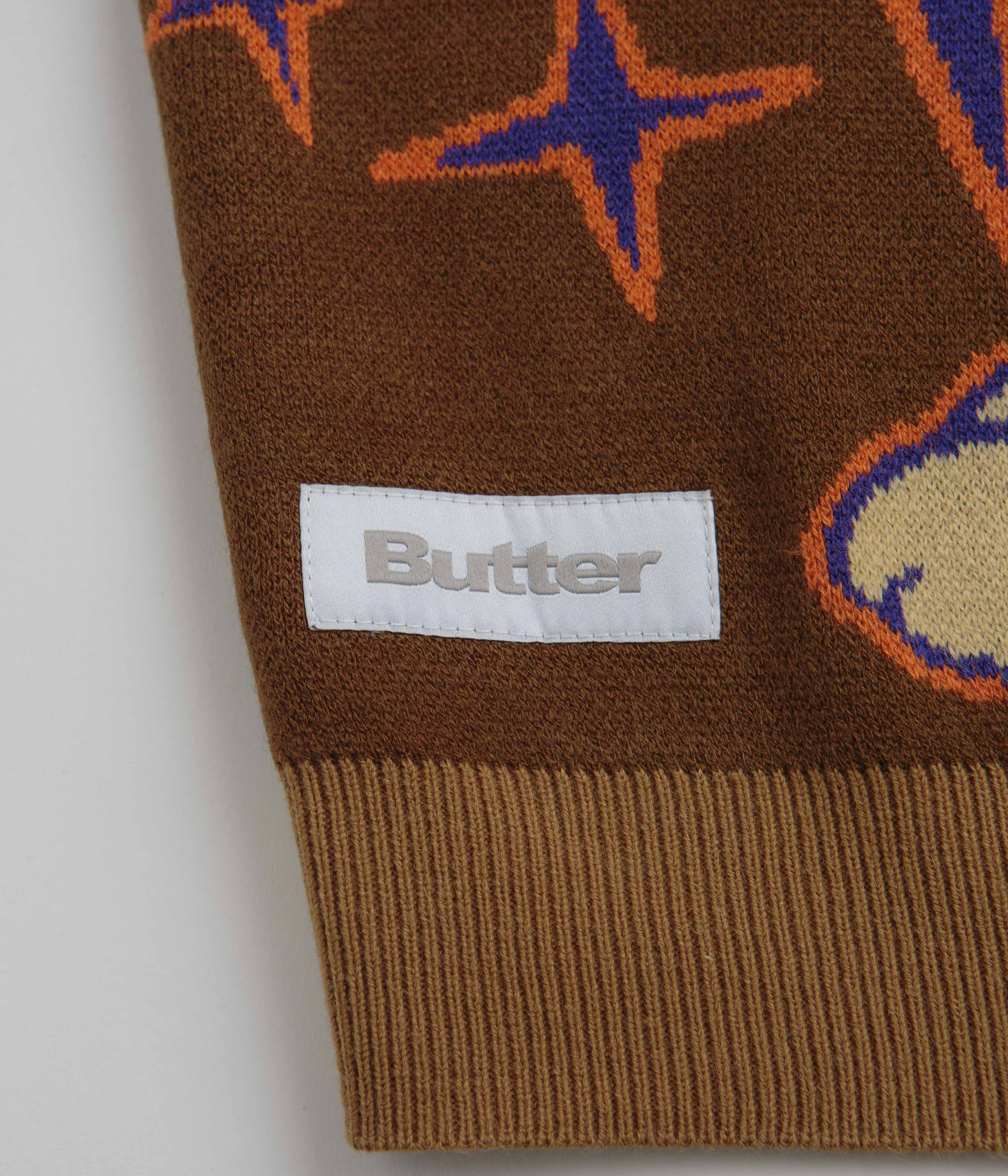 Butter Goods Brown Starry Skies Knitted Vest - A Disney Collaboration