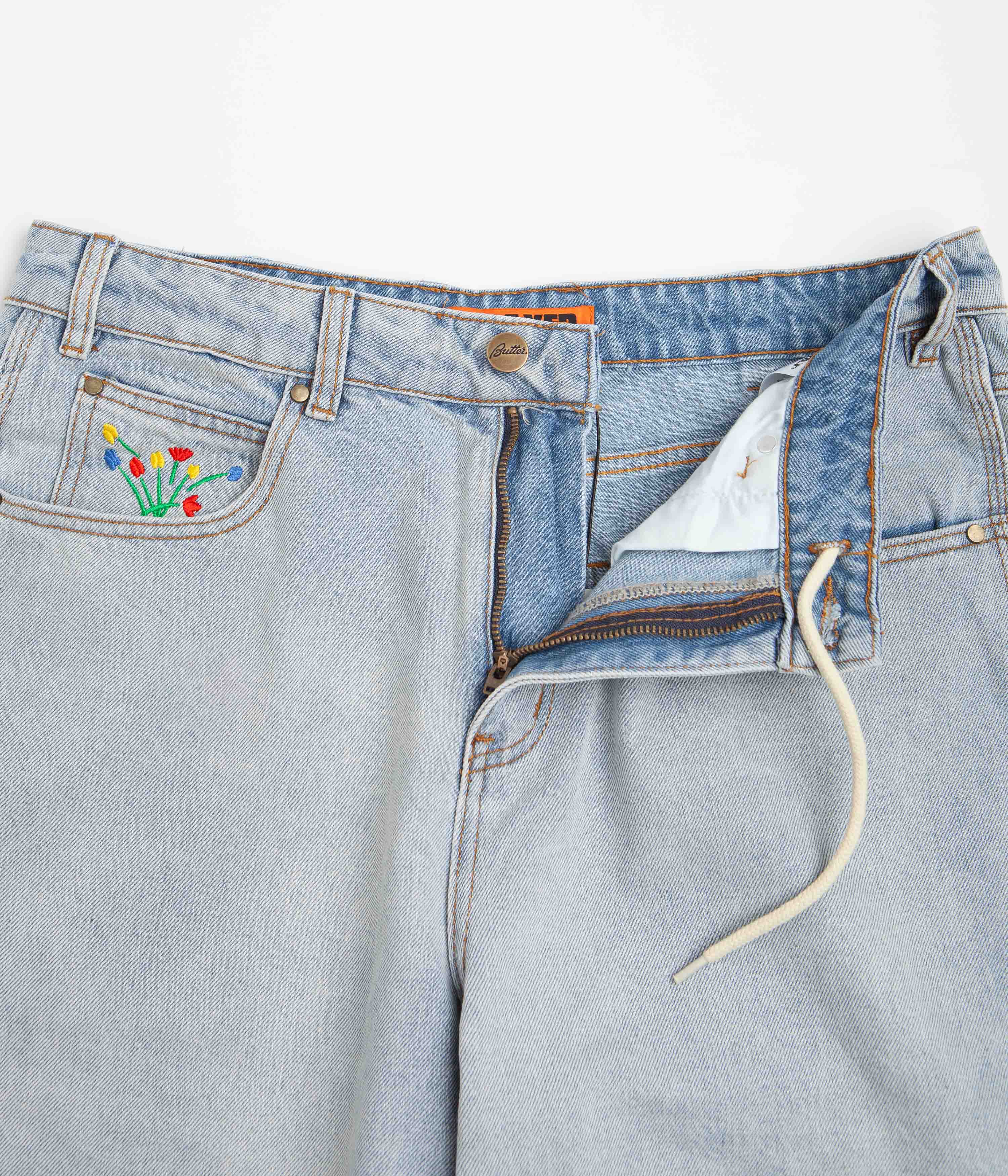 Butter Goods Light Blue Bouquet Jeans - A Skate Style Must-Have