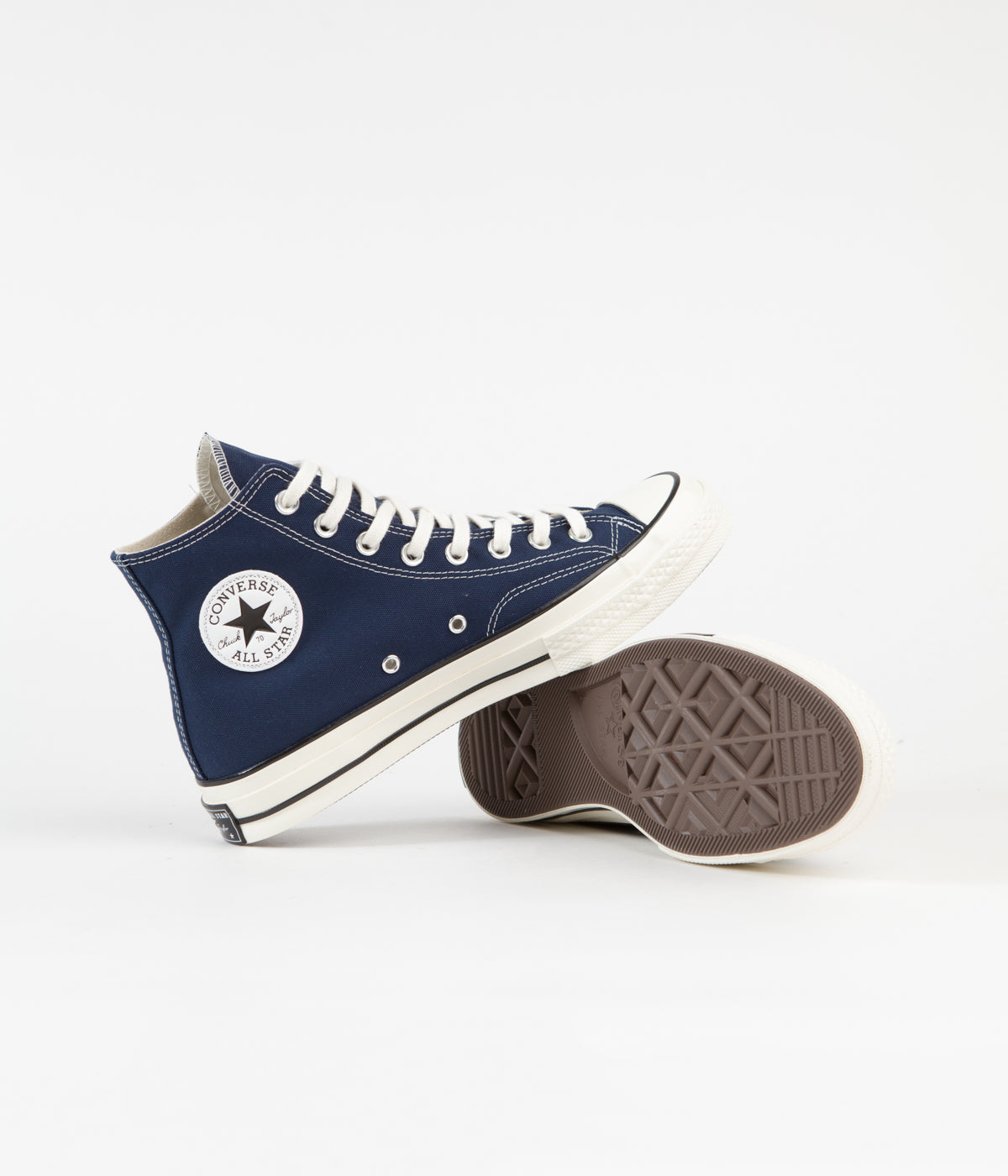 Converse CTAS 70's Hi Recycled Shoes - Stunning Midnight Navy, Egret & Black