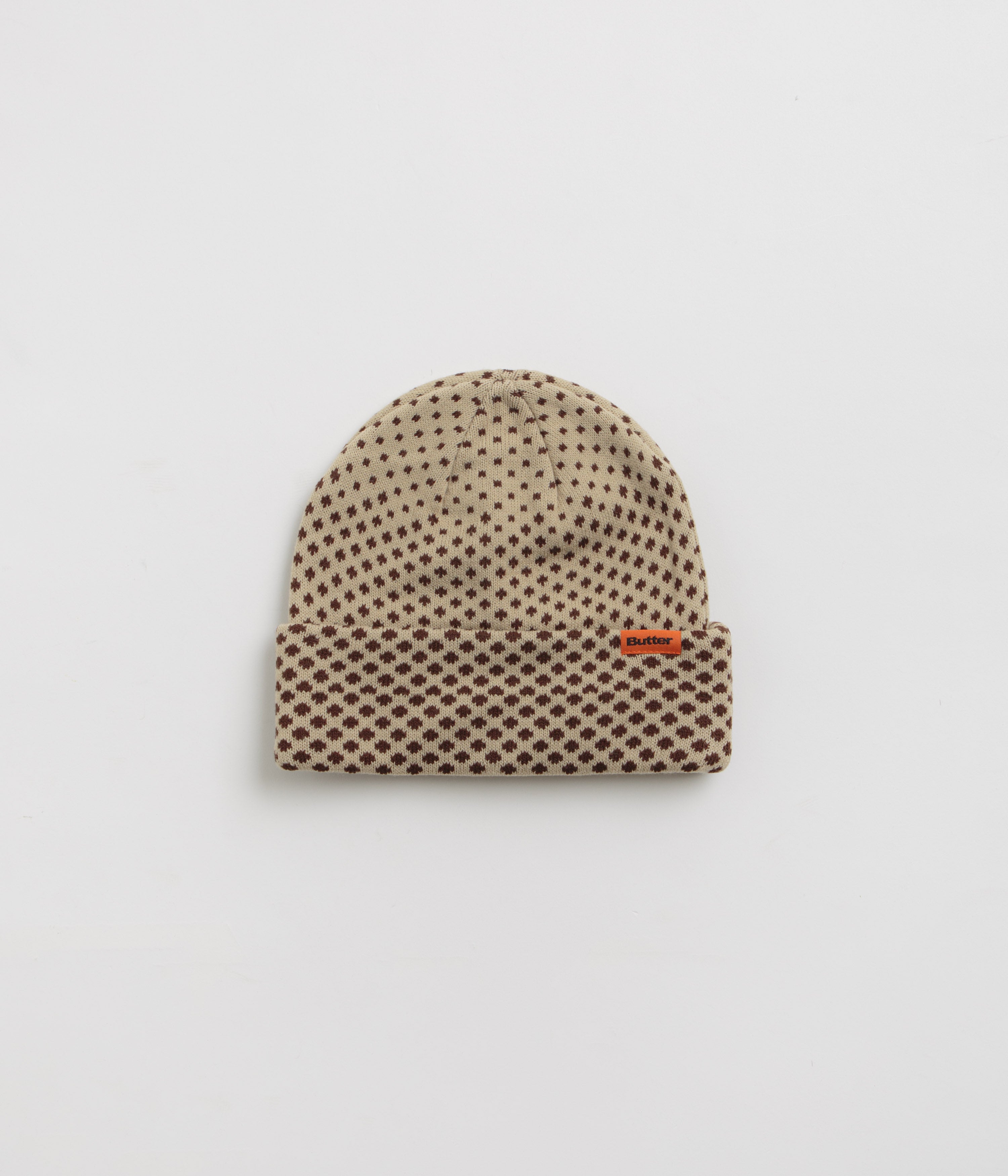 Stylish Butter Goods Brown Halftone Cuff Beanie - Grab Yours Now!