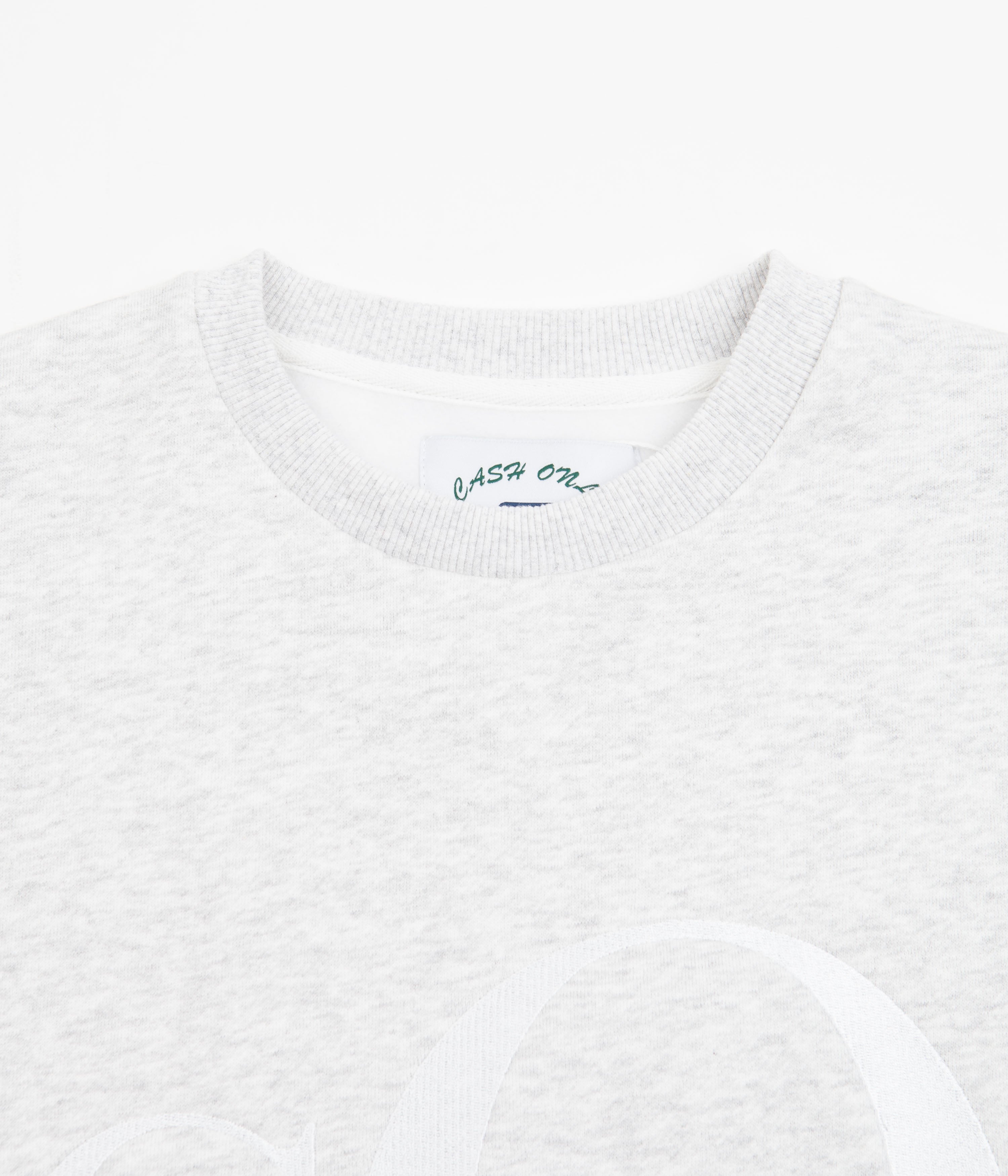 Cash Only Jeans Ash Grey Crewneck Sweatshirt - A Skate-Ready Essential