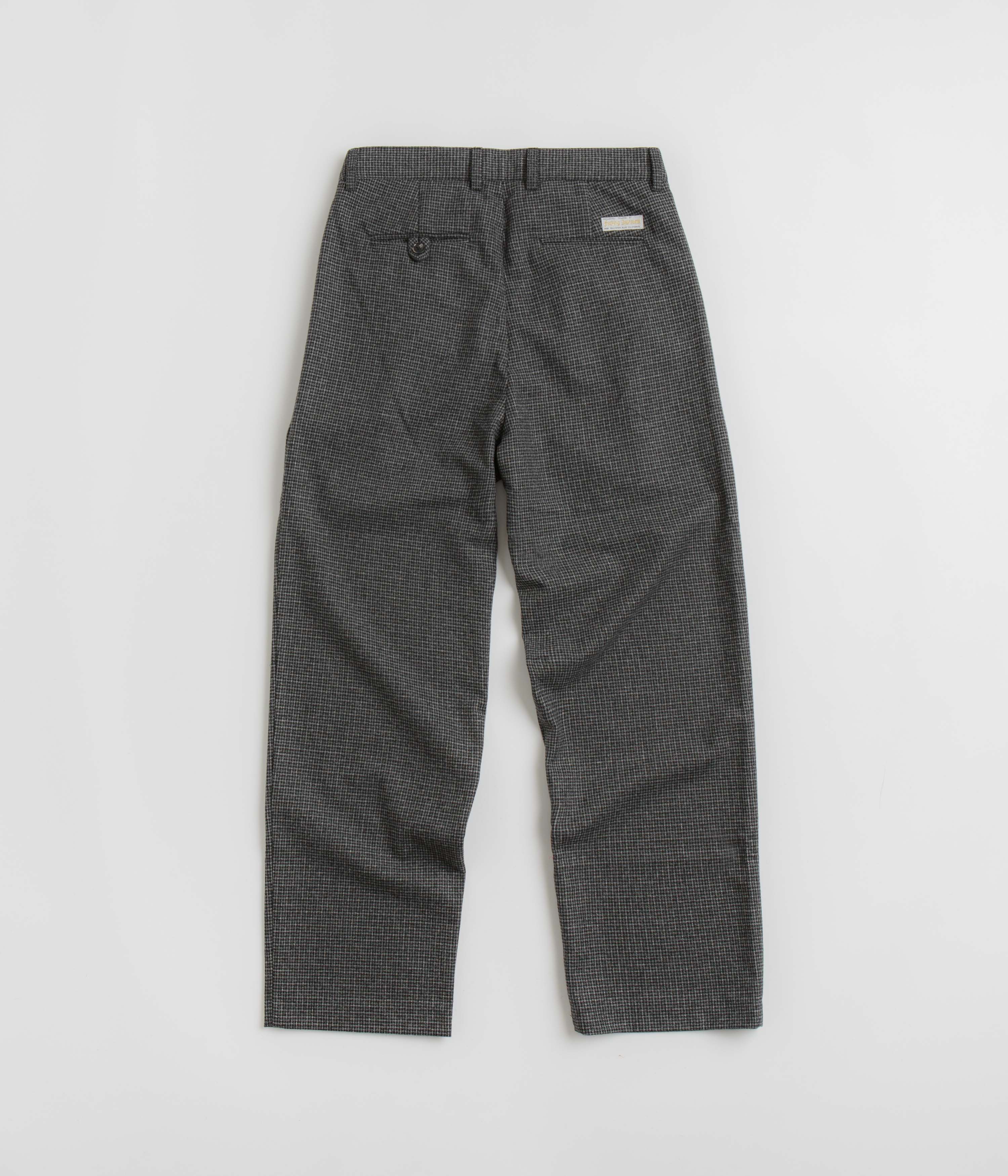 Fucking Awesome Shadow Baggy Pleated Wool Pants - A Skatewear Essential