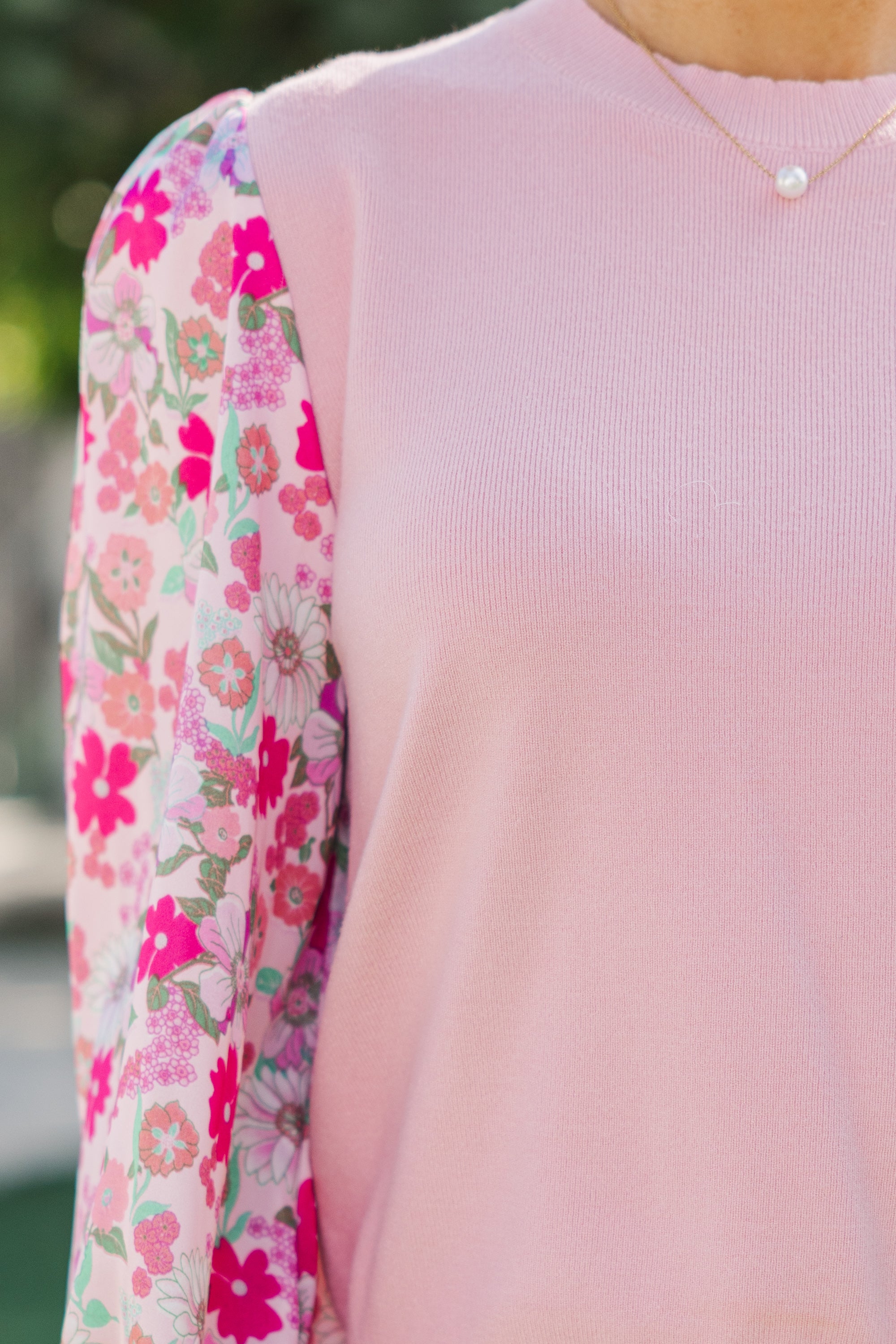 Gorgeous All In Time Pink Floral Sweater - Spring Essential!