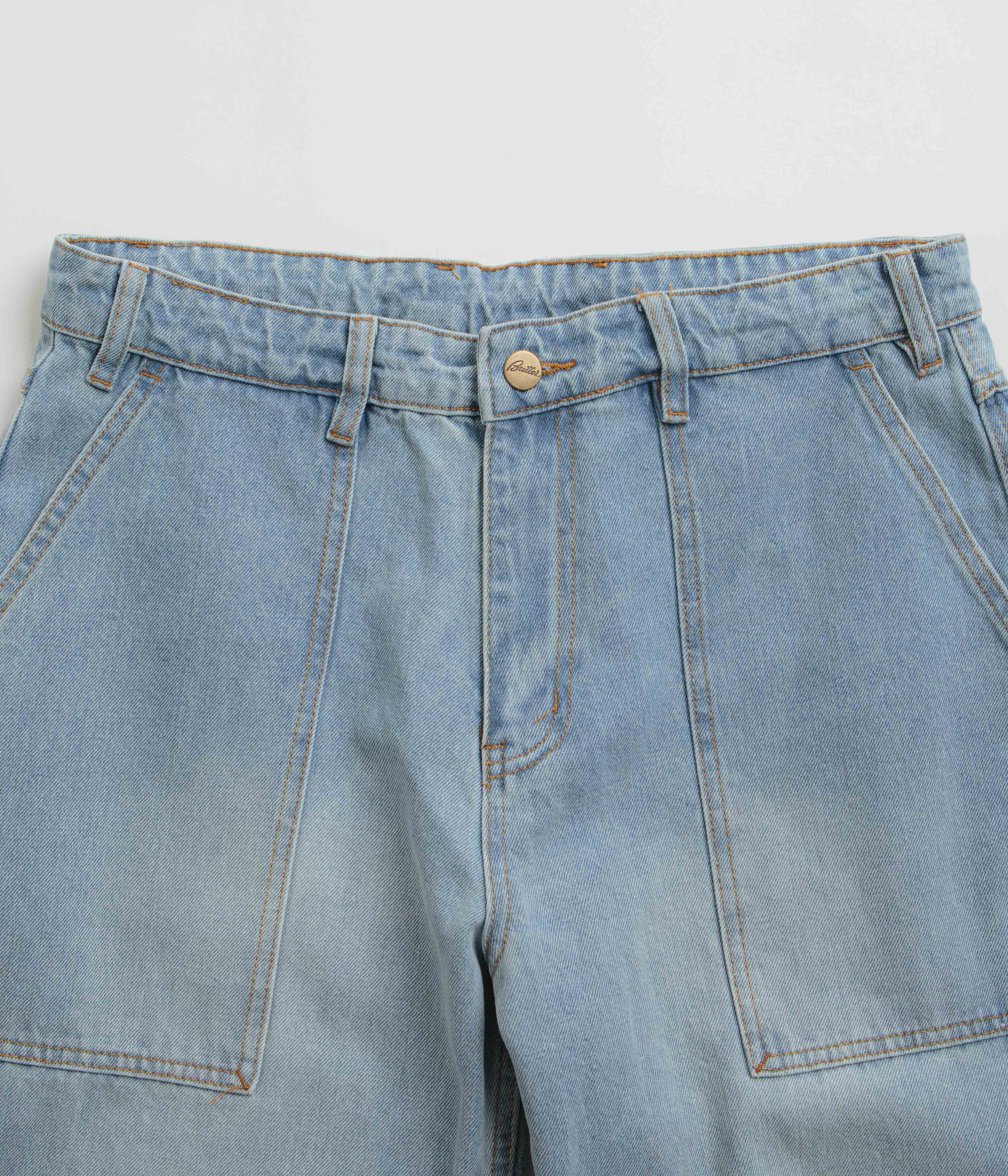 Butter Goods Patch Pocket Jeans - Stunning Faded Light Blue
