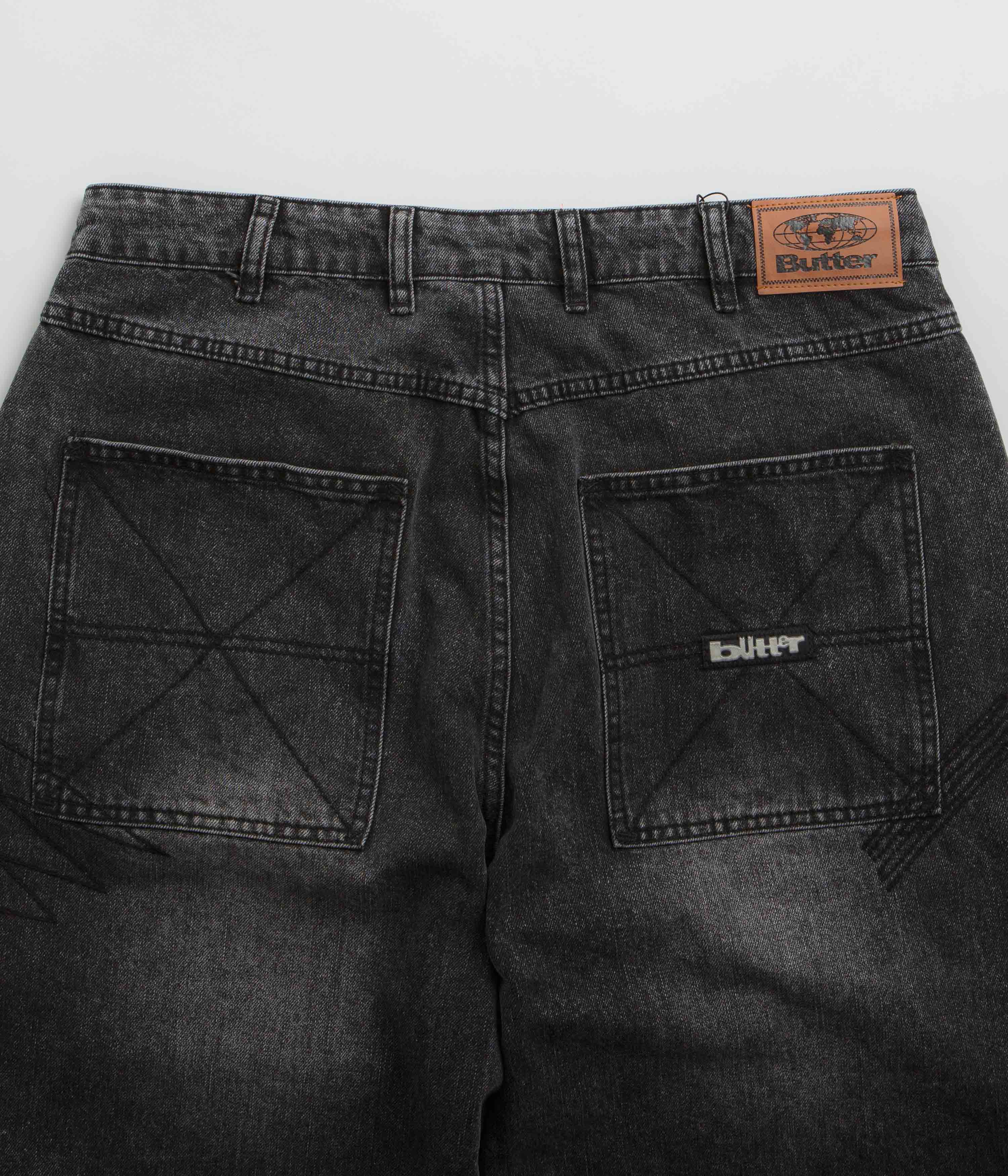 Butter Goods Distressed Grey Stitch Jeans - A Fashion Must-Have!