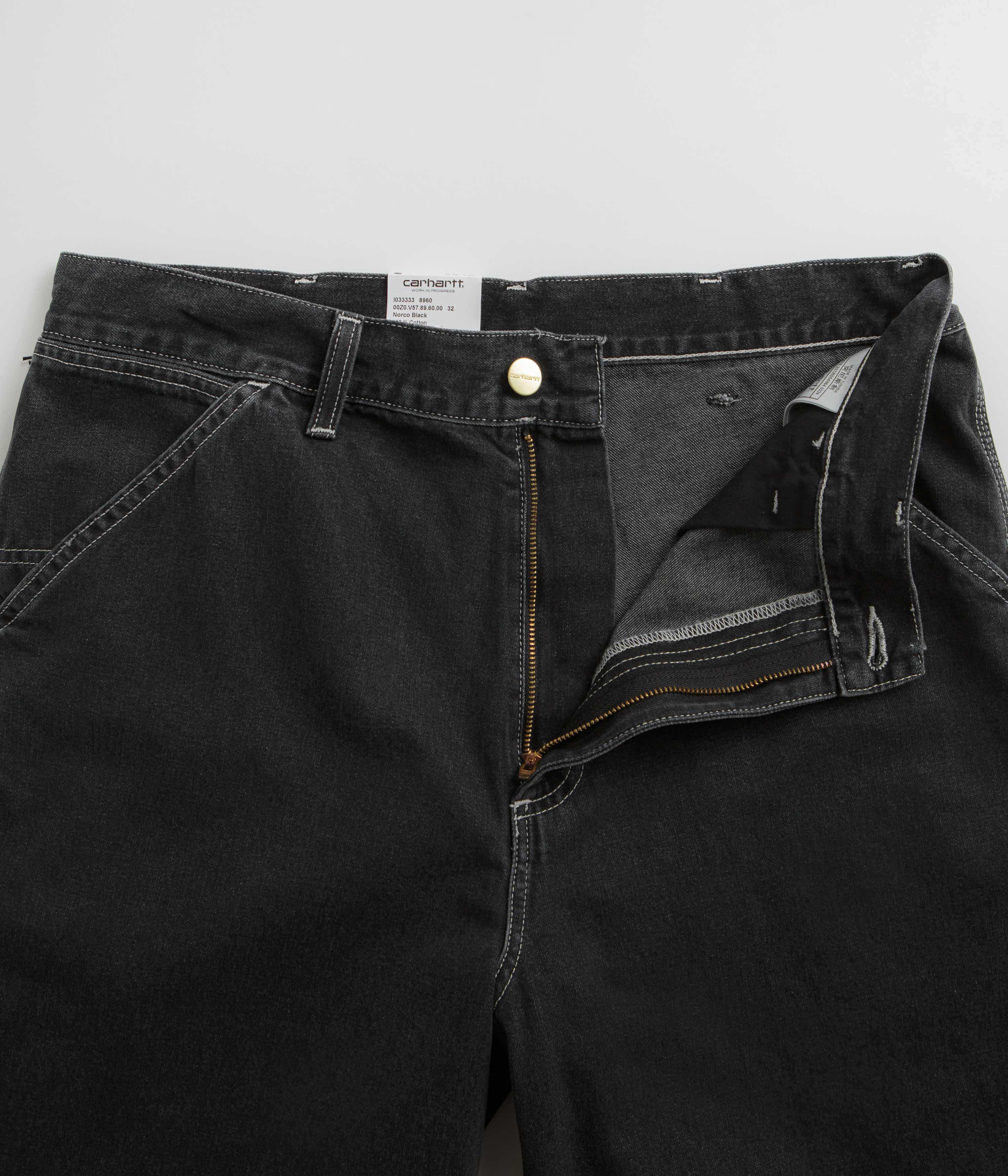 Carhartt Heavy Stone Washed Black Simple Shorts - A Must - Have!
