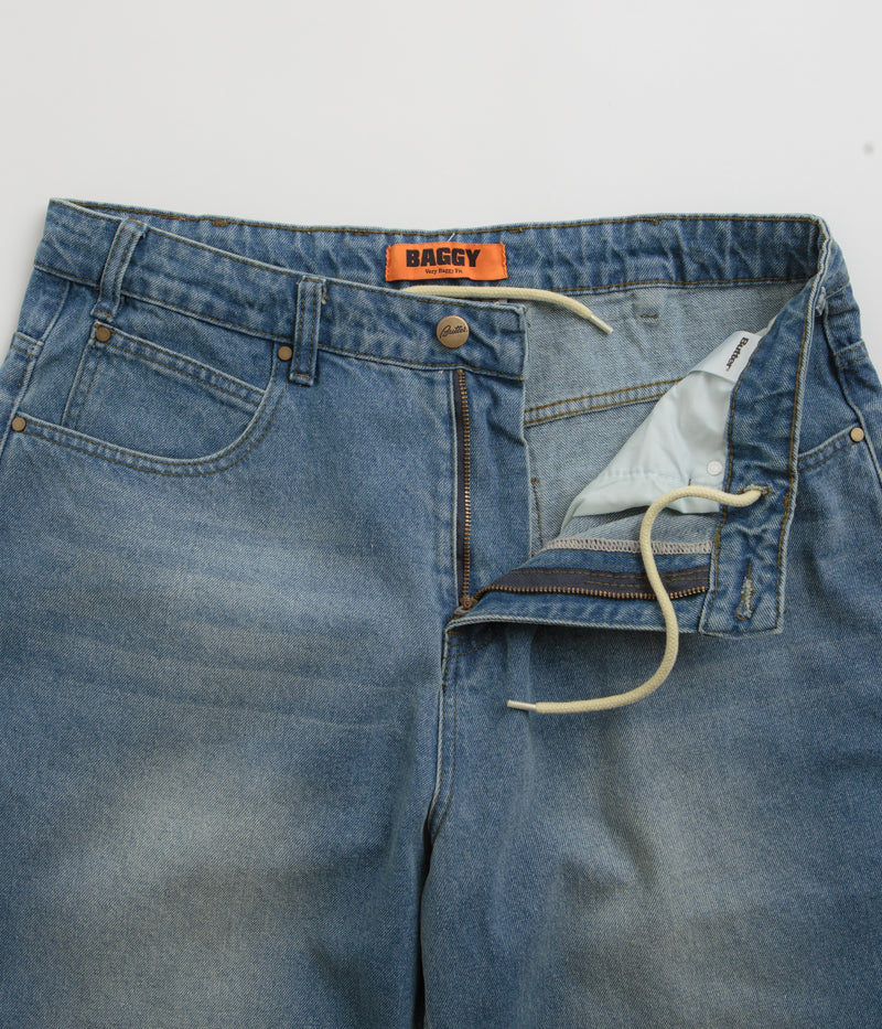Butter Goods Warped Jeans - Stunning Washed Mid Blue