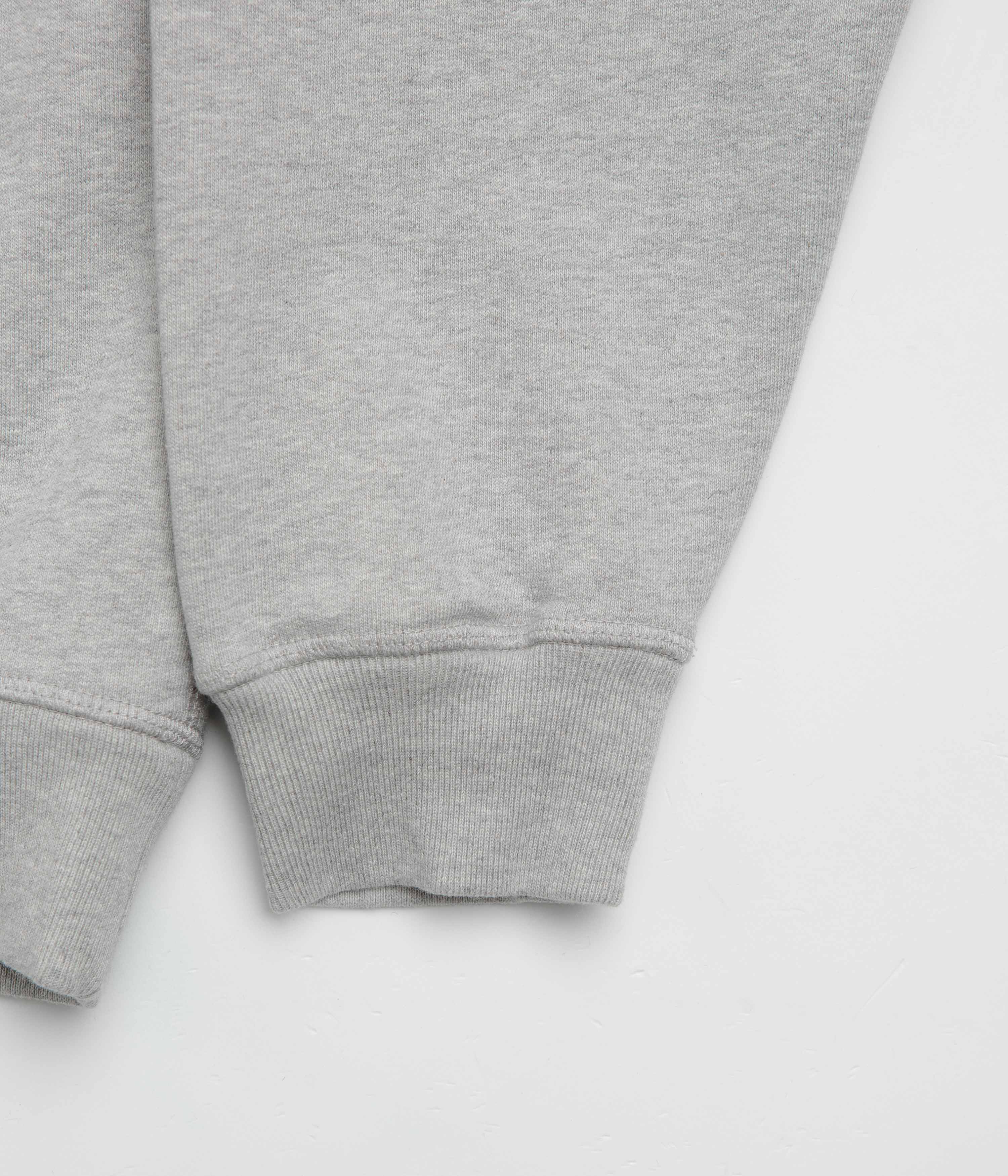 by Parra's Stunning Heather Grey Rounded Par Crewneck Sweatshirt