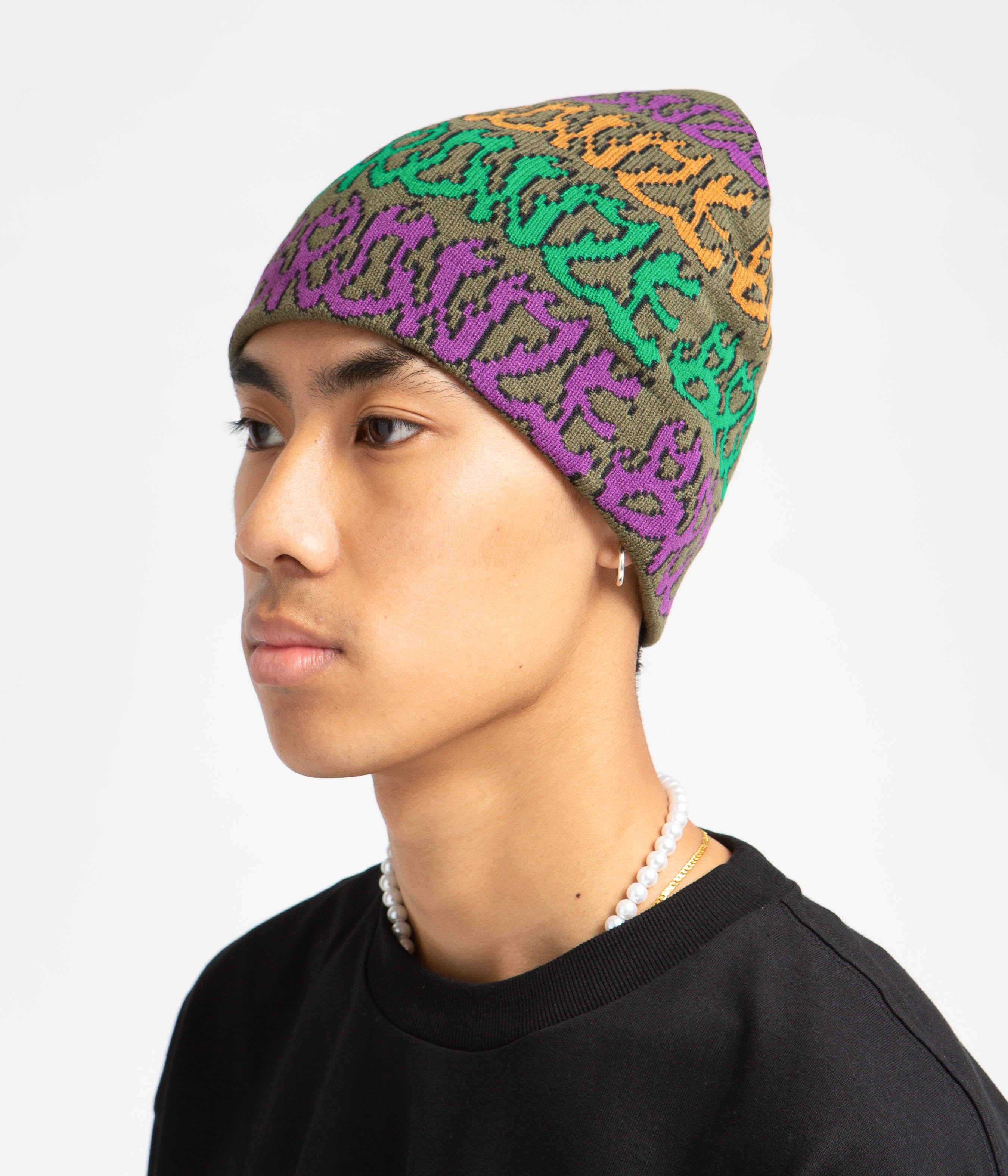 Gorgeous Olive Bronze 56K Flame Beanie