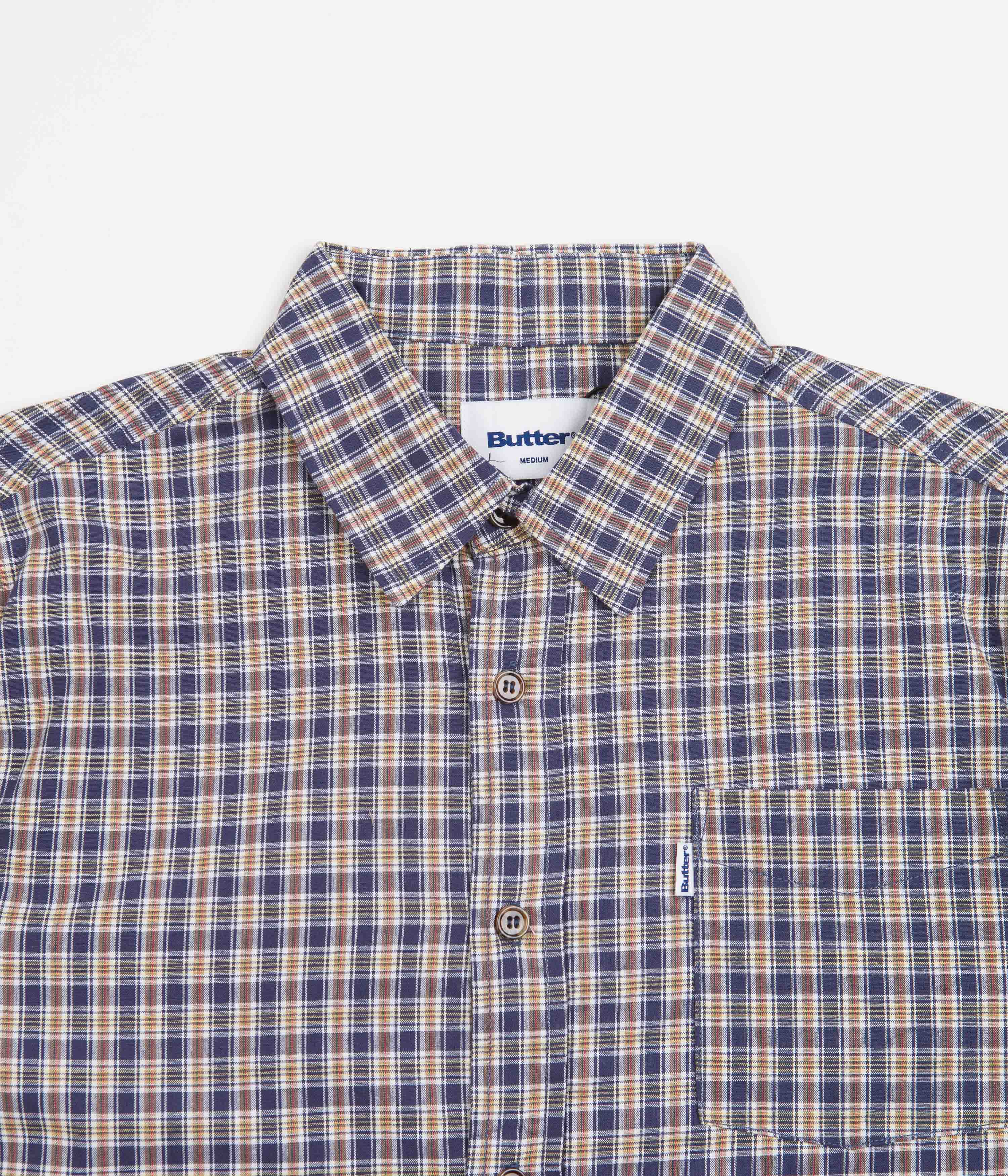 Navy Butter Goods Bug Out Plaid Shirt - Irresistible Style!