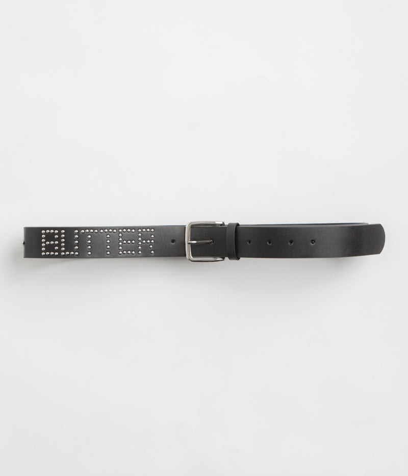Butter Goods Stunning Black Leather Studded Belt