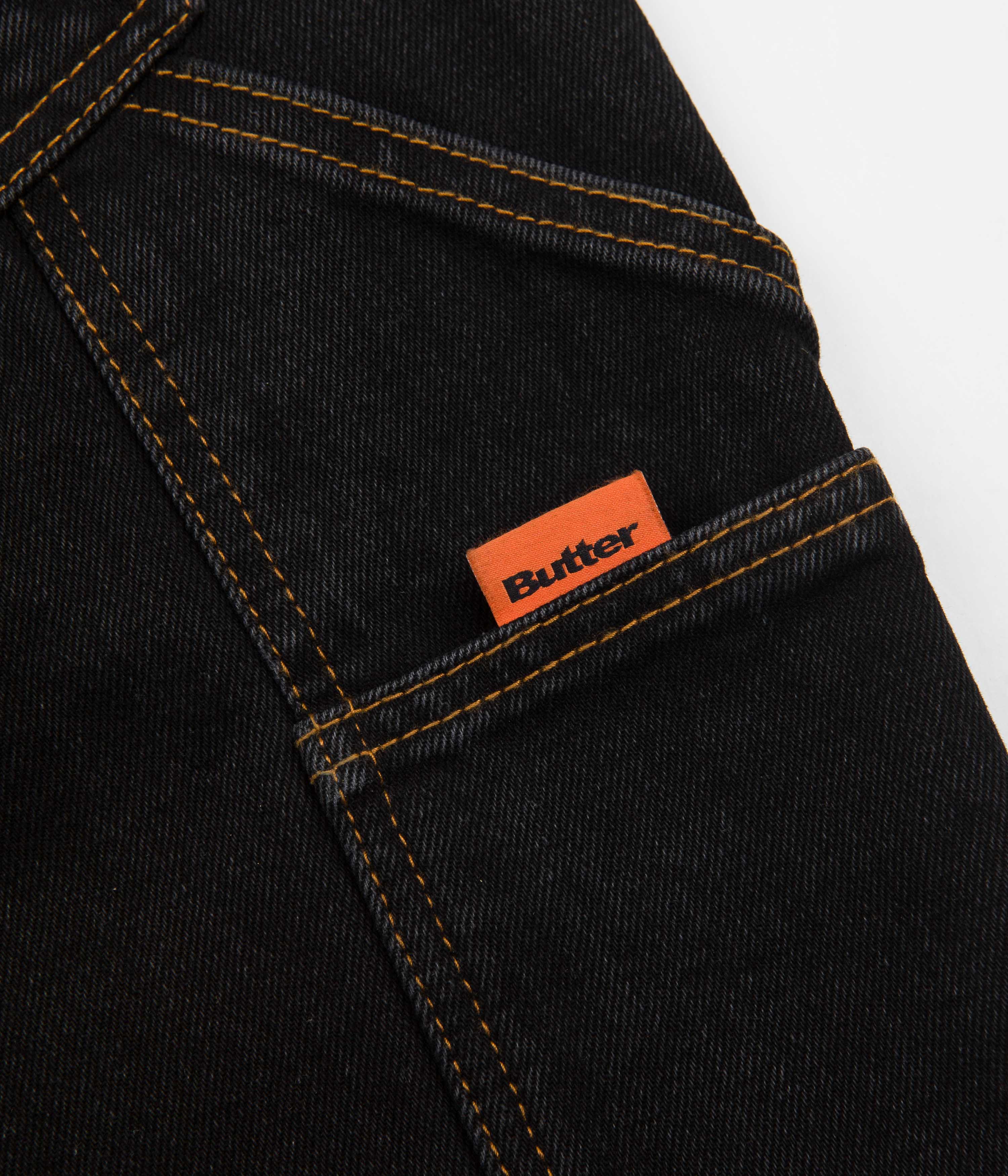 Butter Goods Weathergear Heavyweight Black Jeans - A Skater's Dream