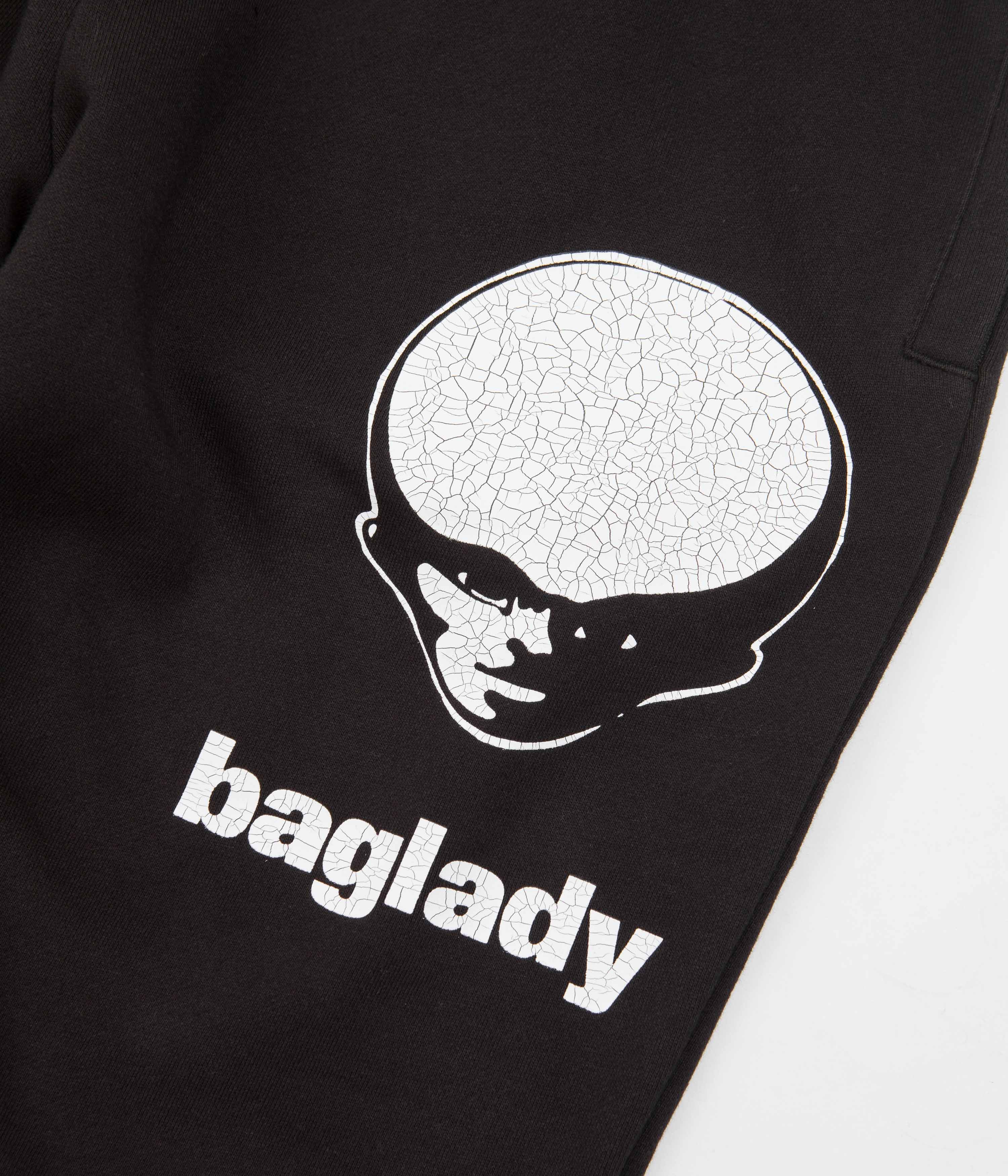 Baglady Alien Logo Black Sweatpants - A Skate Lover's Must-Have