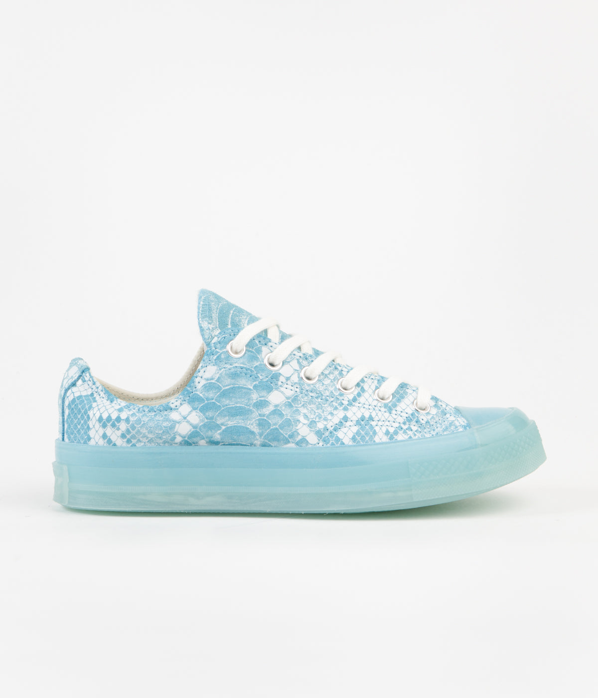 Converse x Golf Wang Chuck 70 Ox Shoes - Vintage White/Blue Topaz: A Fashion Marvel