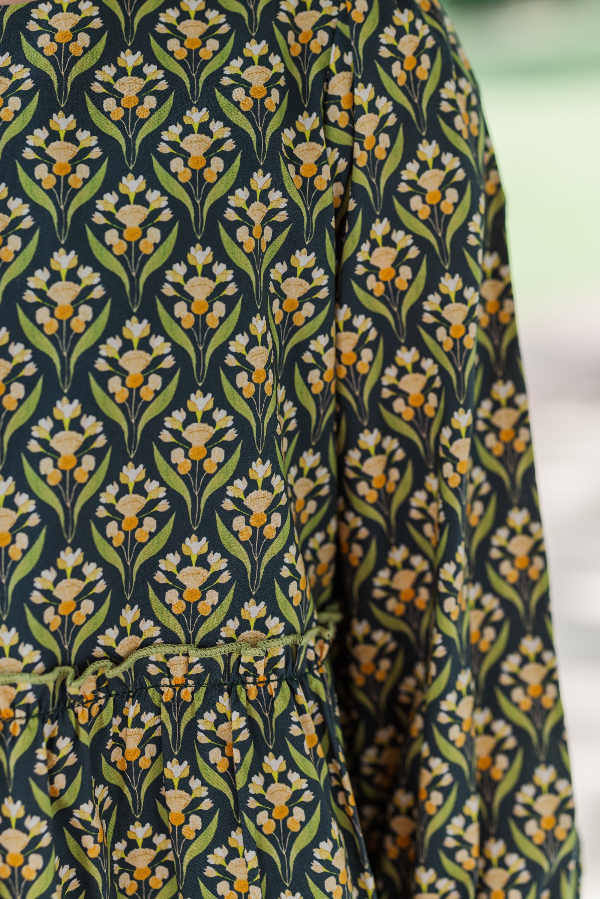 Gorgeous Girls' Navy Blue Medallion Print Dress - A Must - Have!