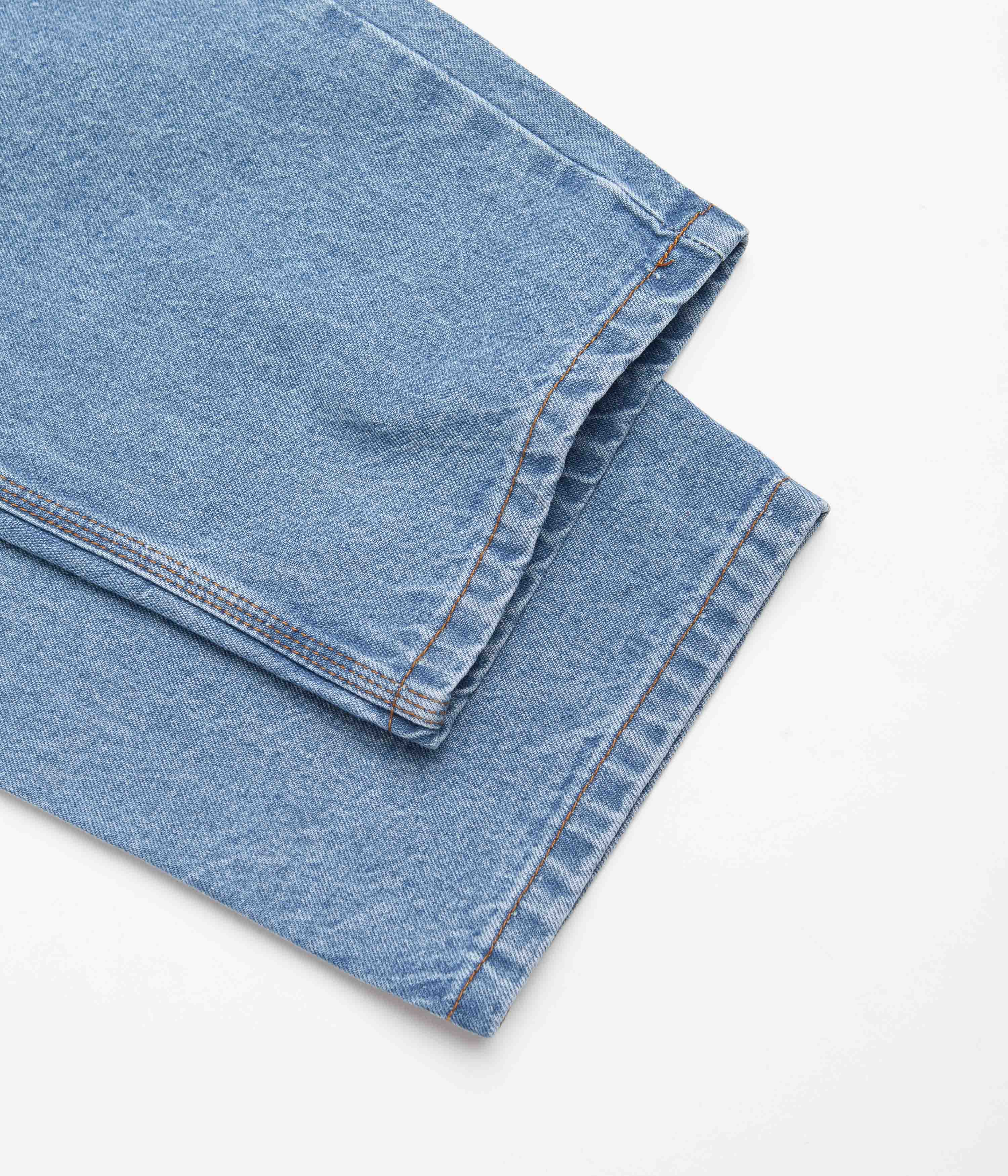 Cash Only Washed Indigo Baggy Jeans: A Skate-Inspired Fashion Statement