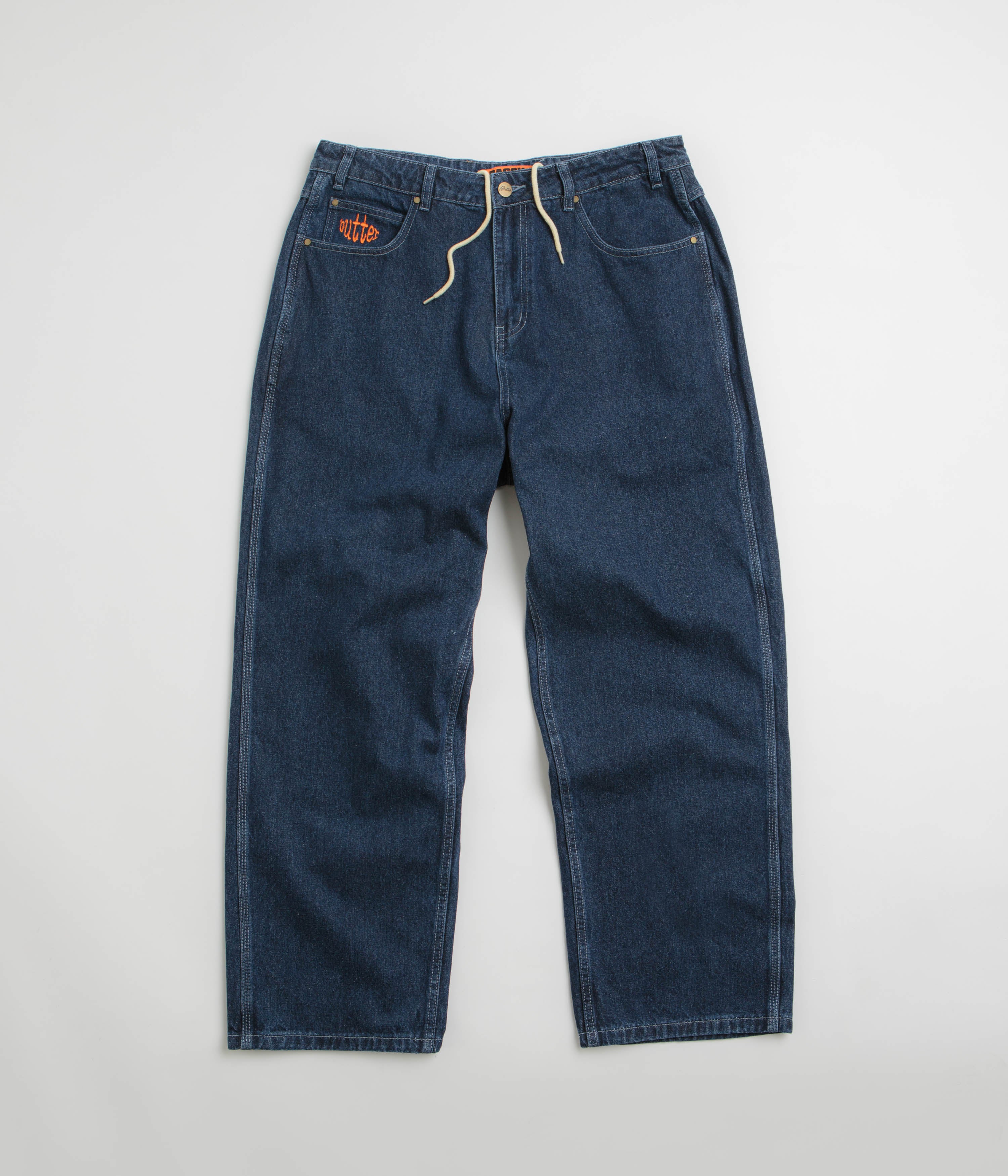 Butter Goods Dark Indigo Spider Jeans - A Must - Have Fashion Statement!