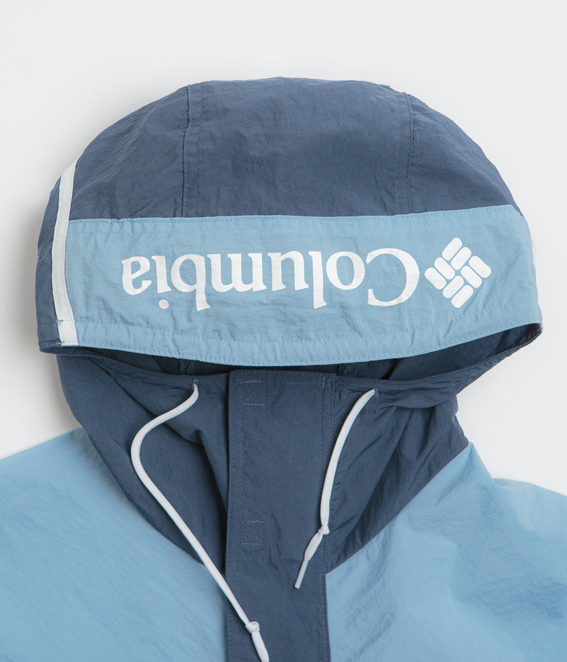 Columbia Challenger II Windbreaker Jacket - Stylish Dark Mountain & Ripple Blue