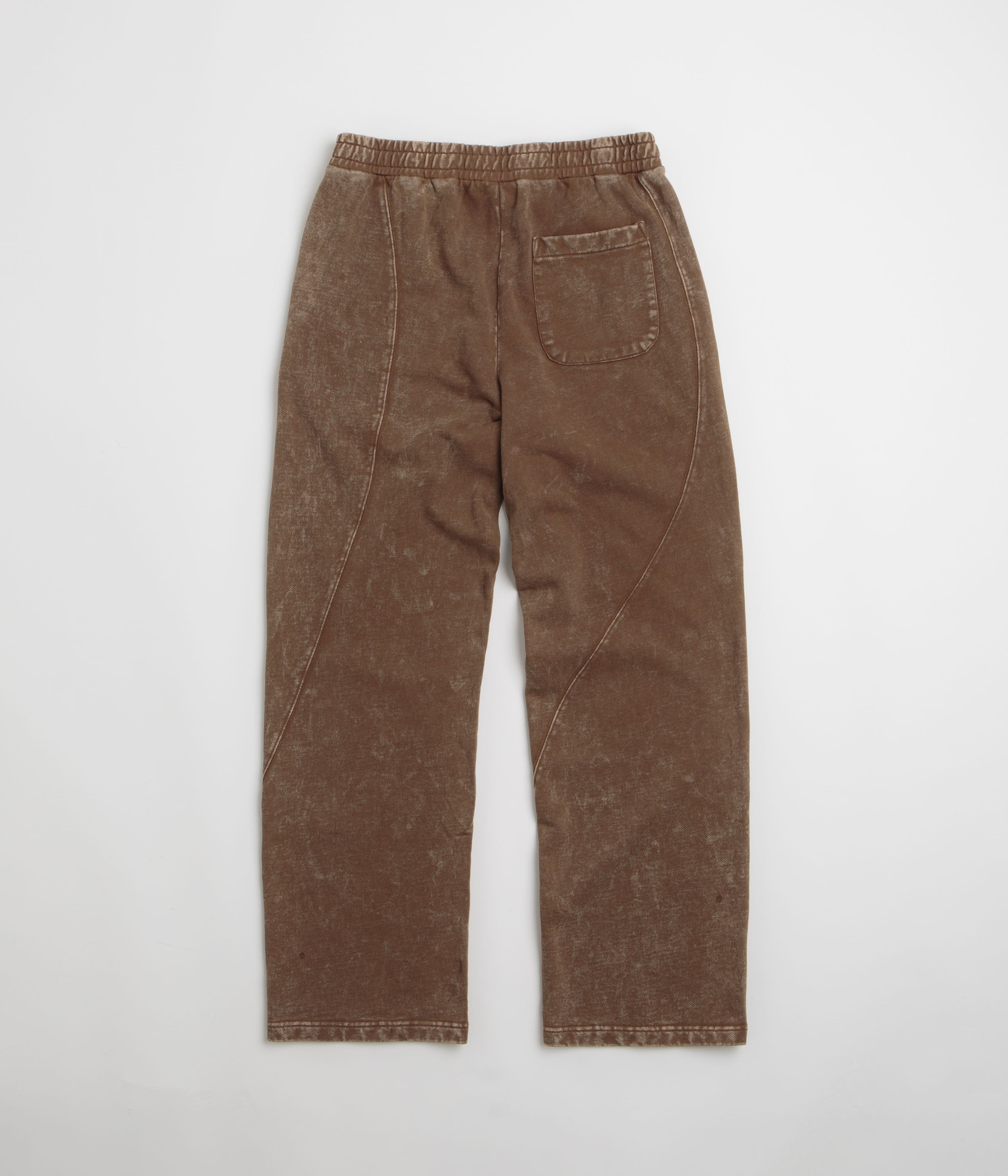 Dime Cyclone Brown Snow-Washed French Terry Pants - Stylish and Comfortable!