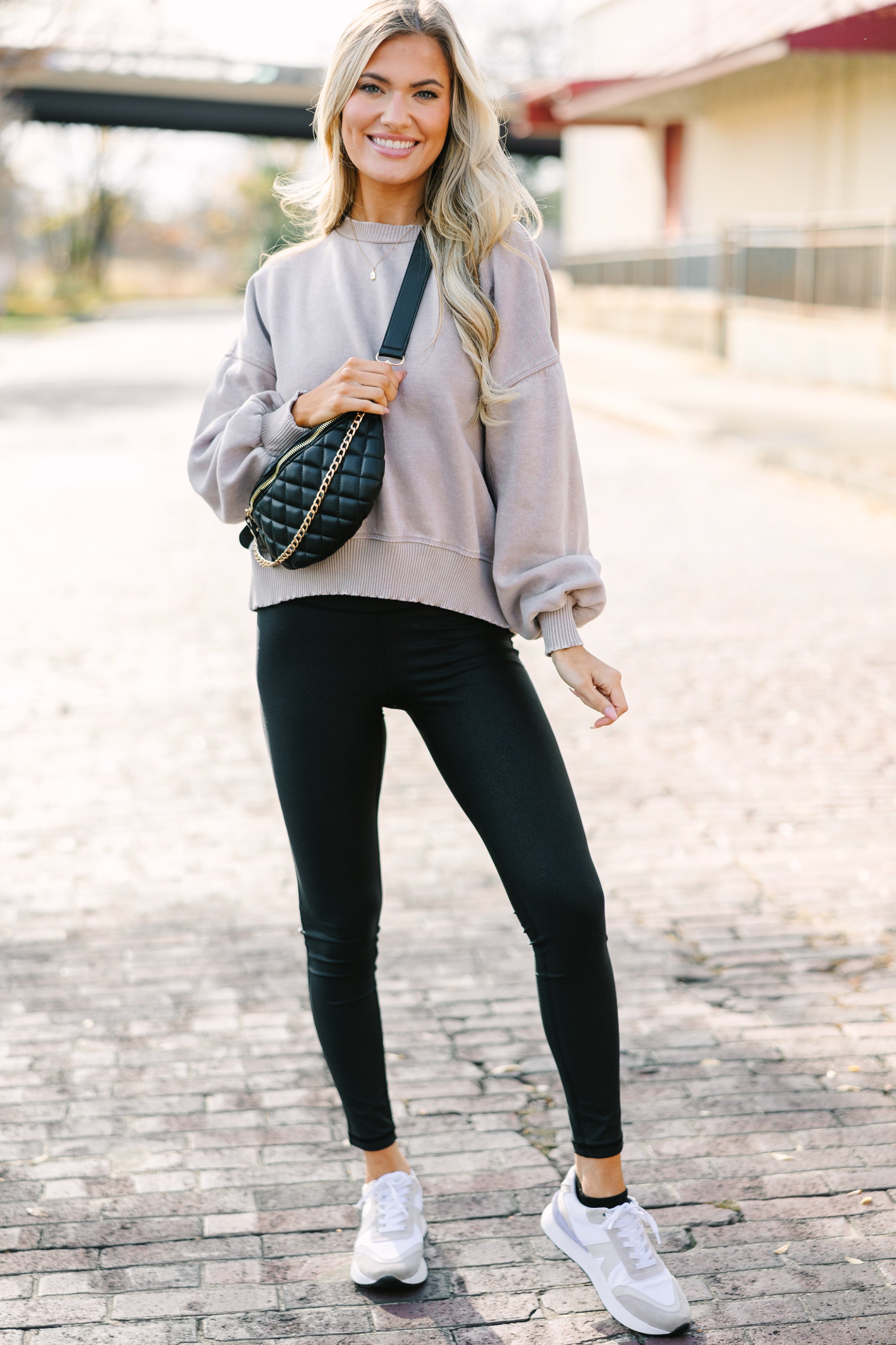 Must-Have Ash Mocha Brown Acid Wash Pullover