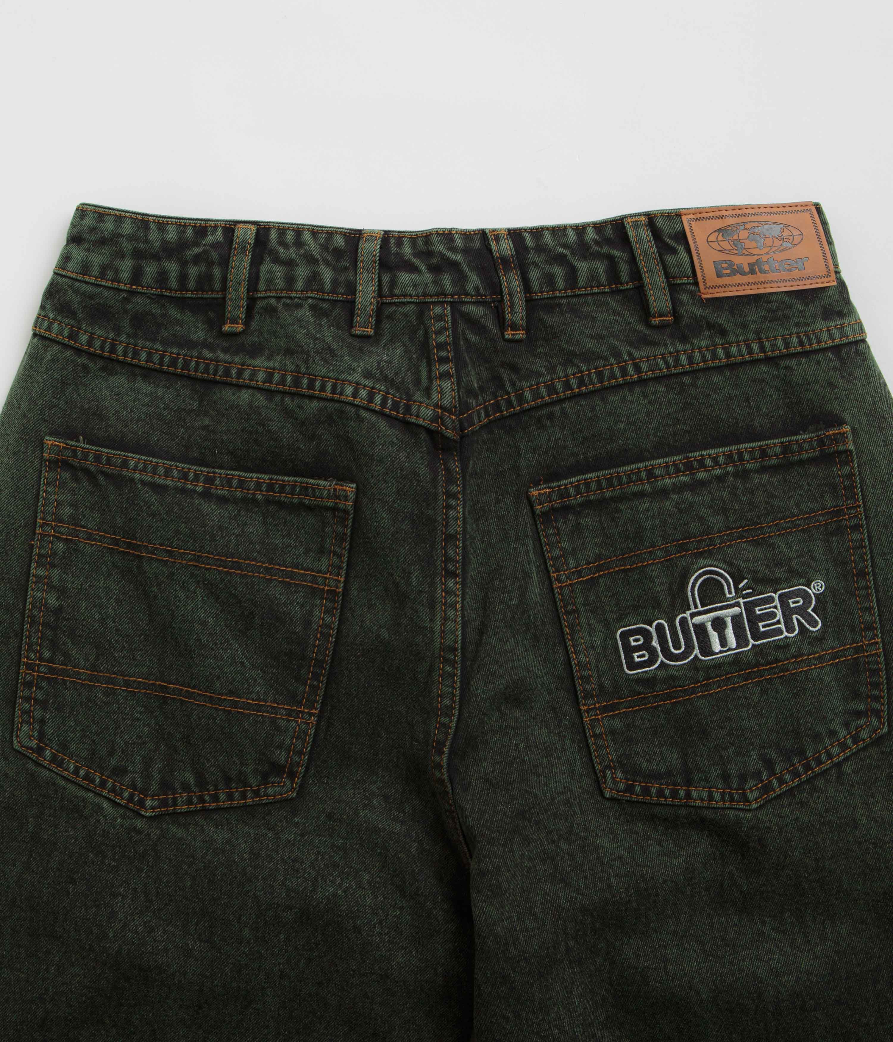 Butter Goods Washed Ivy Lock Baggy Jeans - Trendy and Comfortable