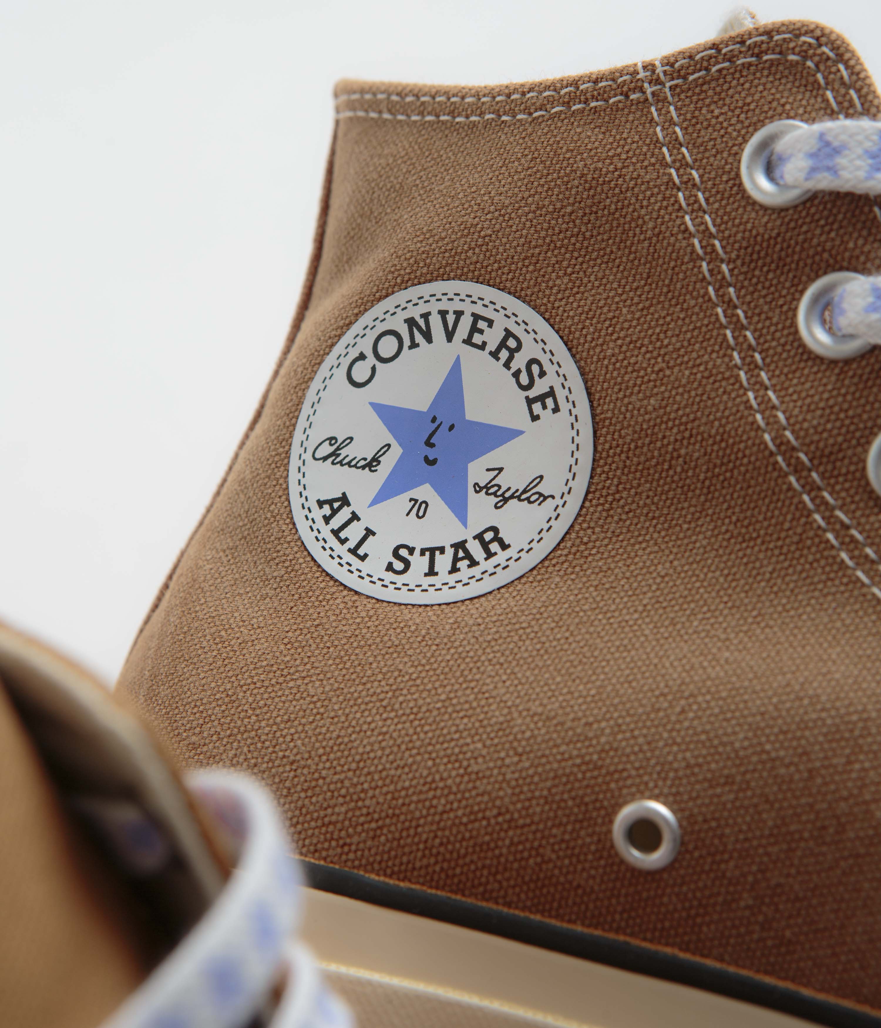 Converse x Sky High Farm Chuck 70 Hi Shoes - Stunning Brown / Egret
