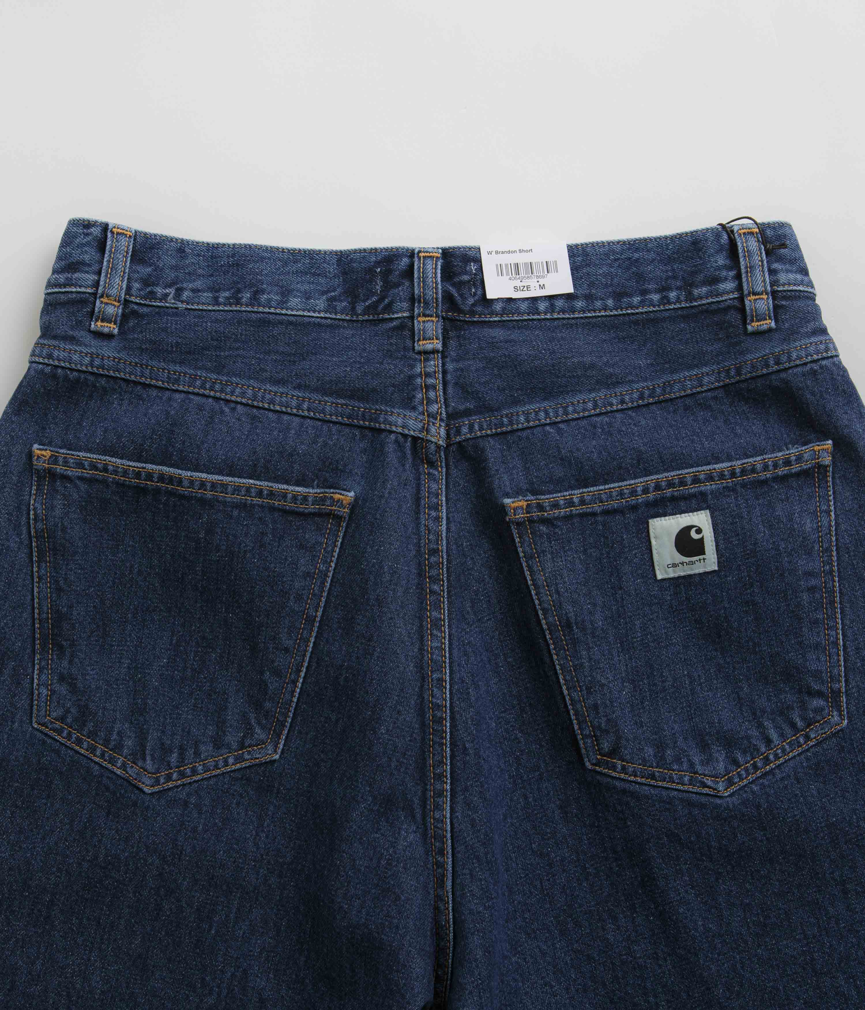 Carhartt Women's Brandon Shorts - Blue Stone Washed: Stylish and Comfortable!