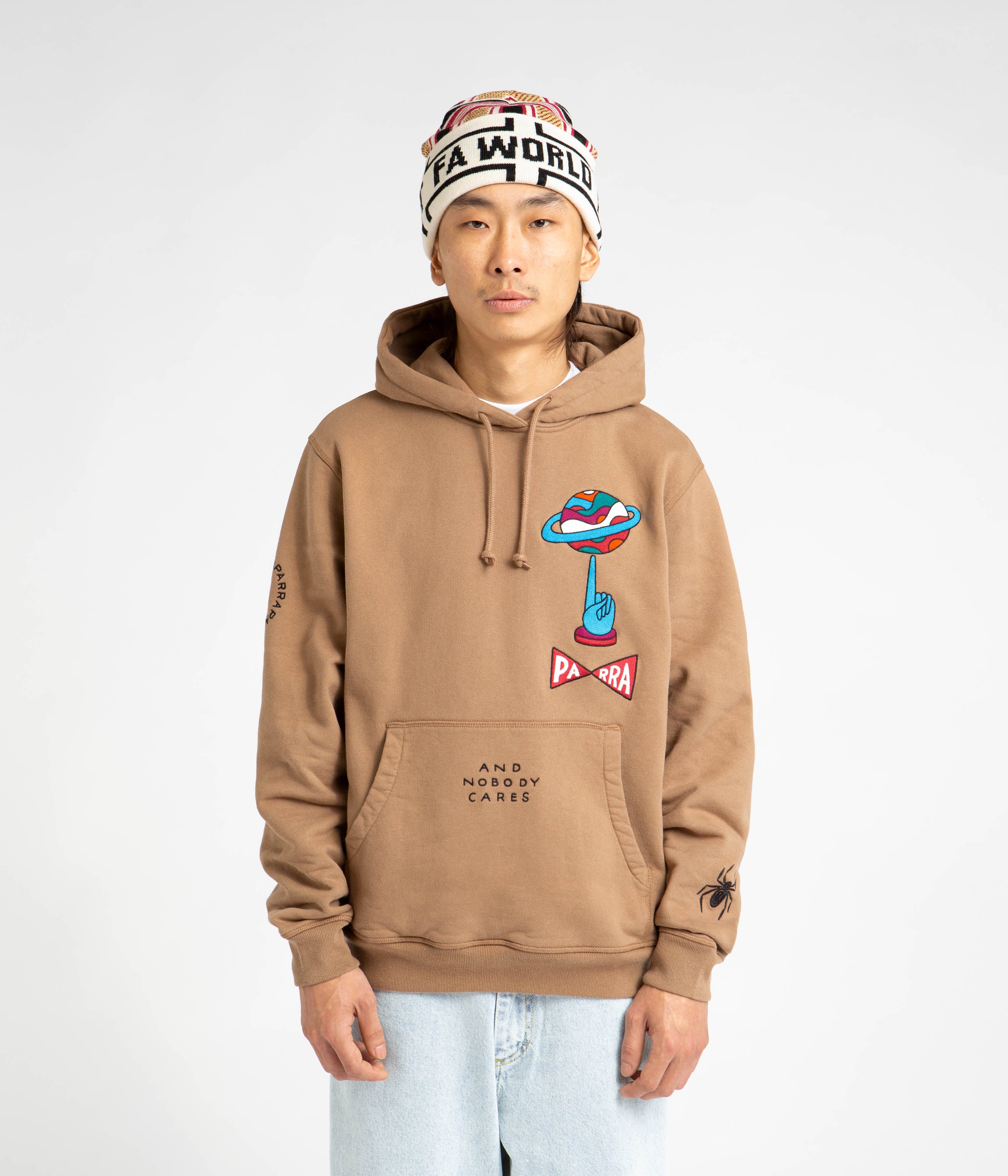 by Parra World Balance Camel Hoodie - A Fashion Statement!