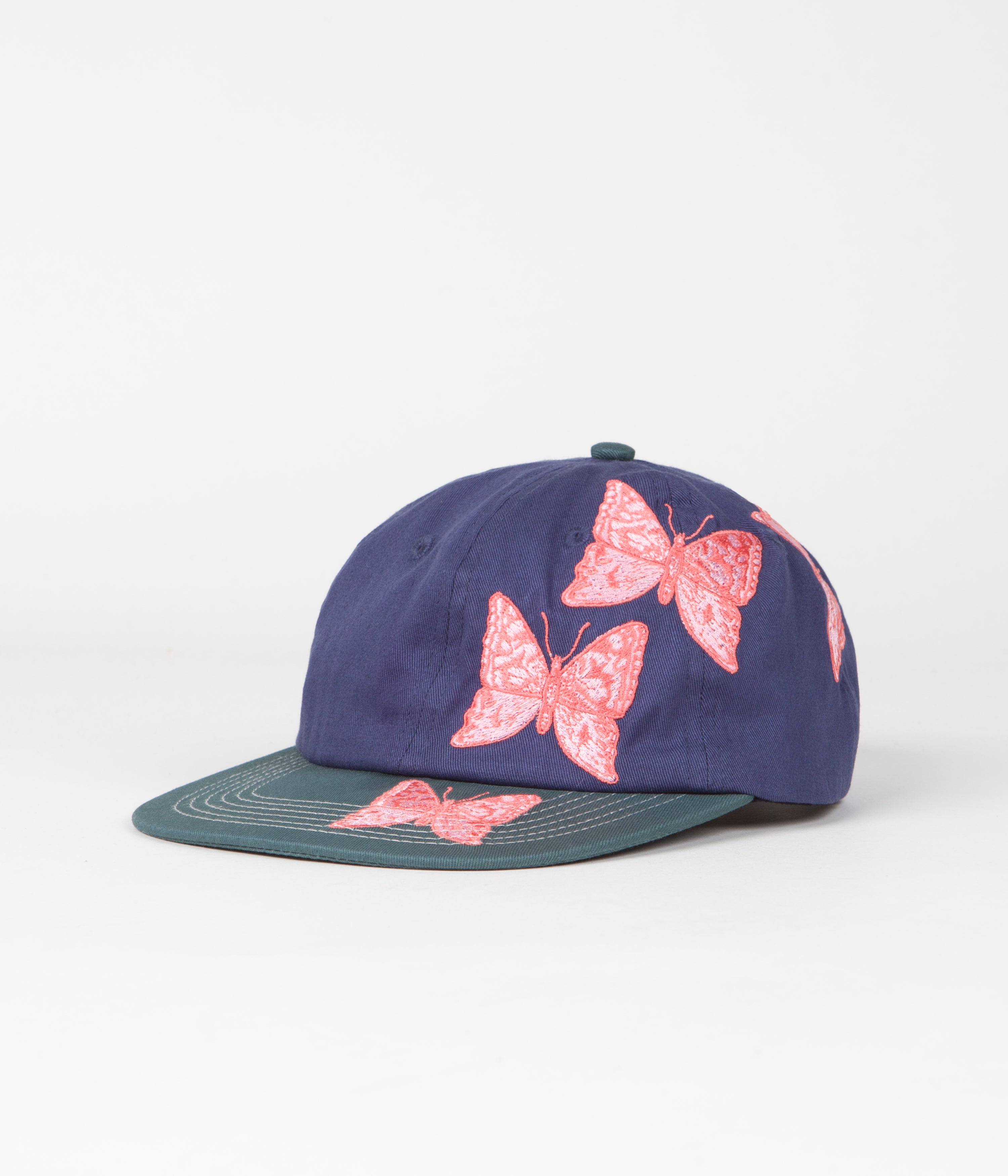 Butter Goods Butterfly Cap - Navy / Forest
