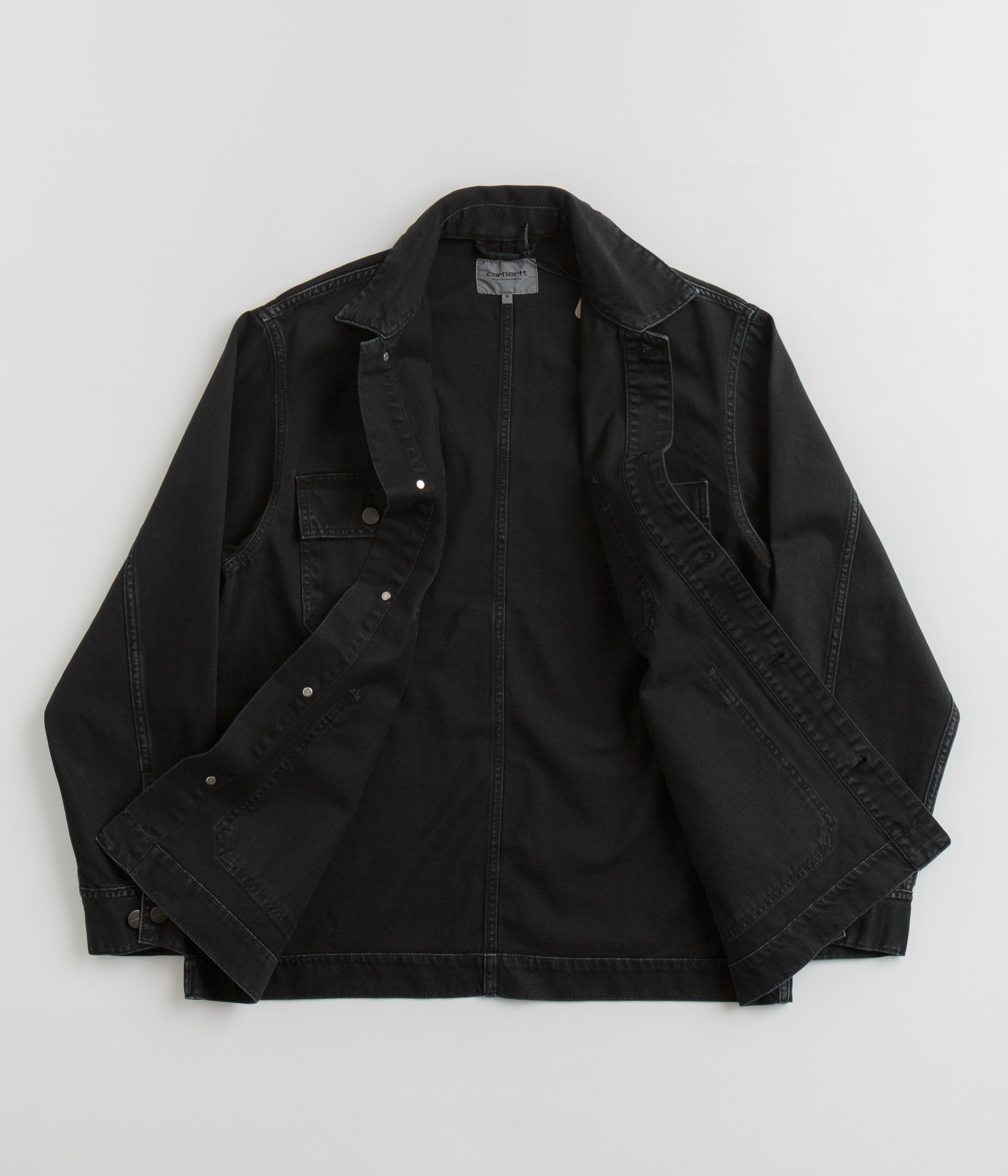 Carhartt Stone Dyed Black Garrison Coat - A Timeless Workwear Essential