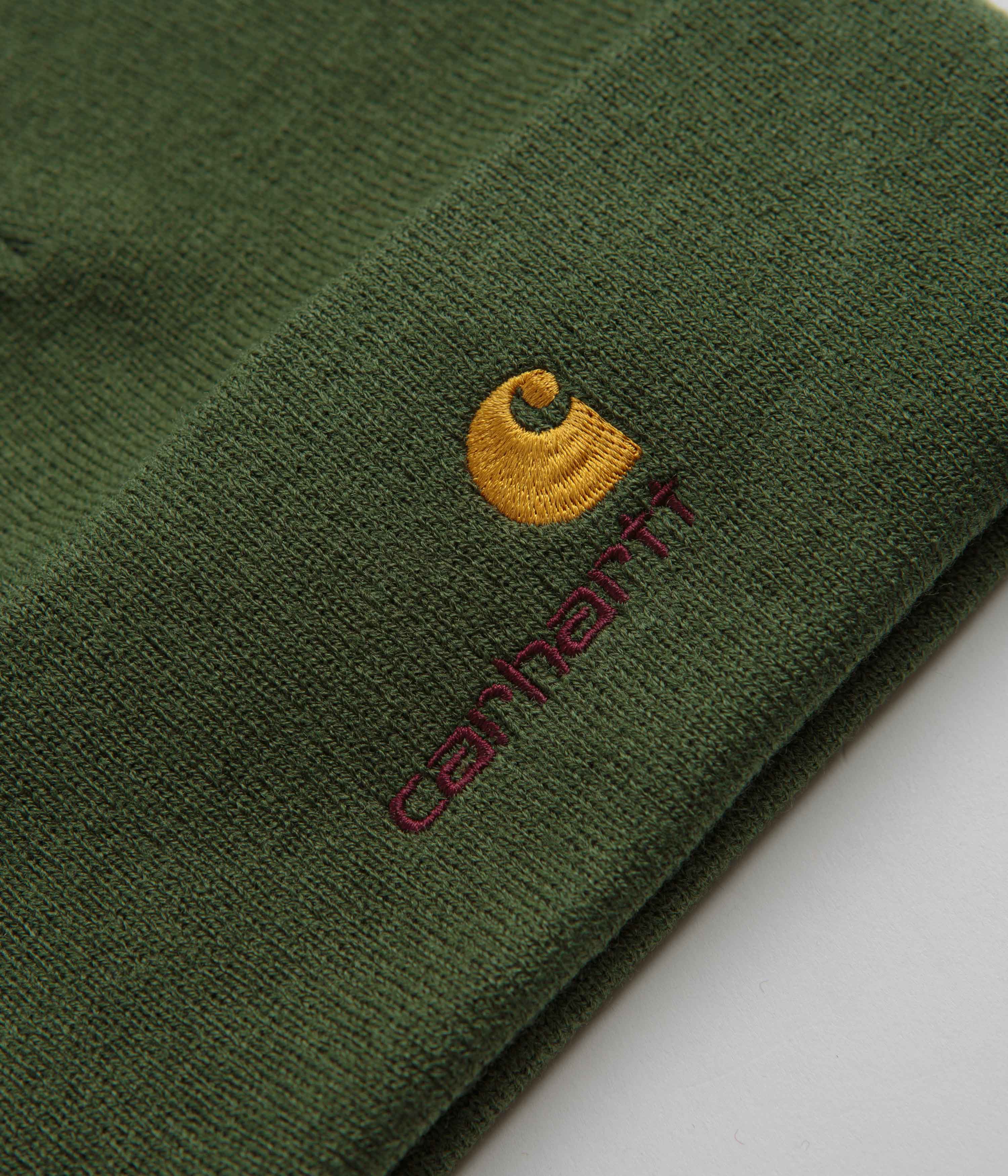 Carhartt American Script Beanie - Stunning Tarragon