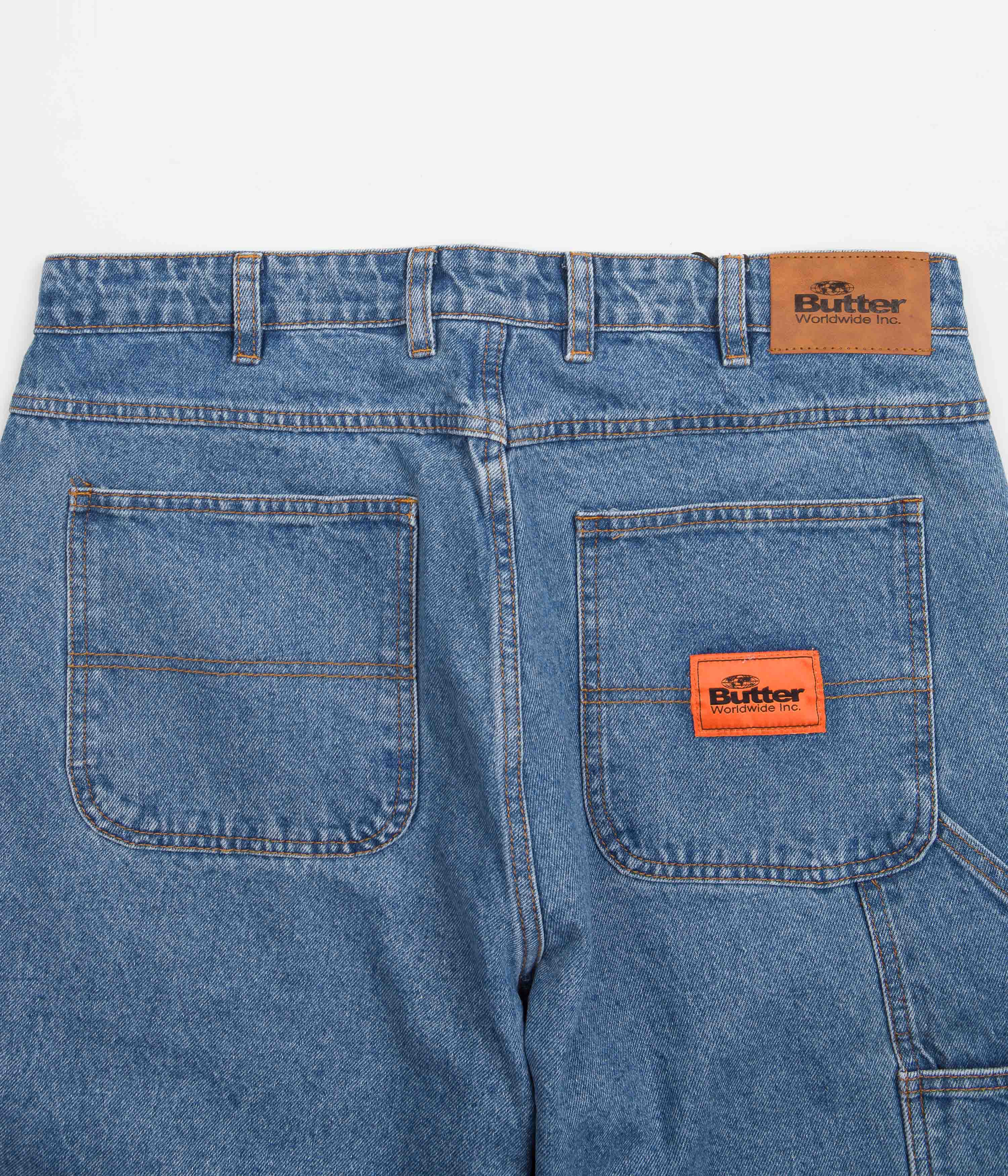 Butter Goods Santosuosso Washed Indigo Blue Jeans - Ultra Baggy Style!