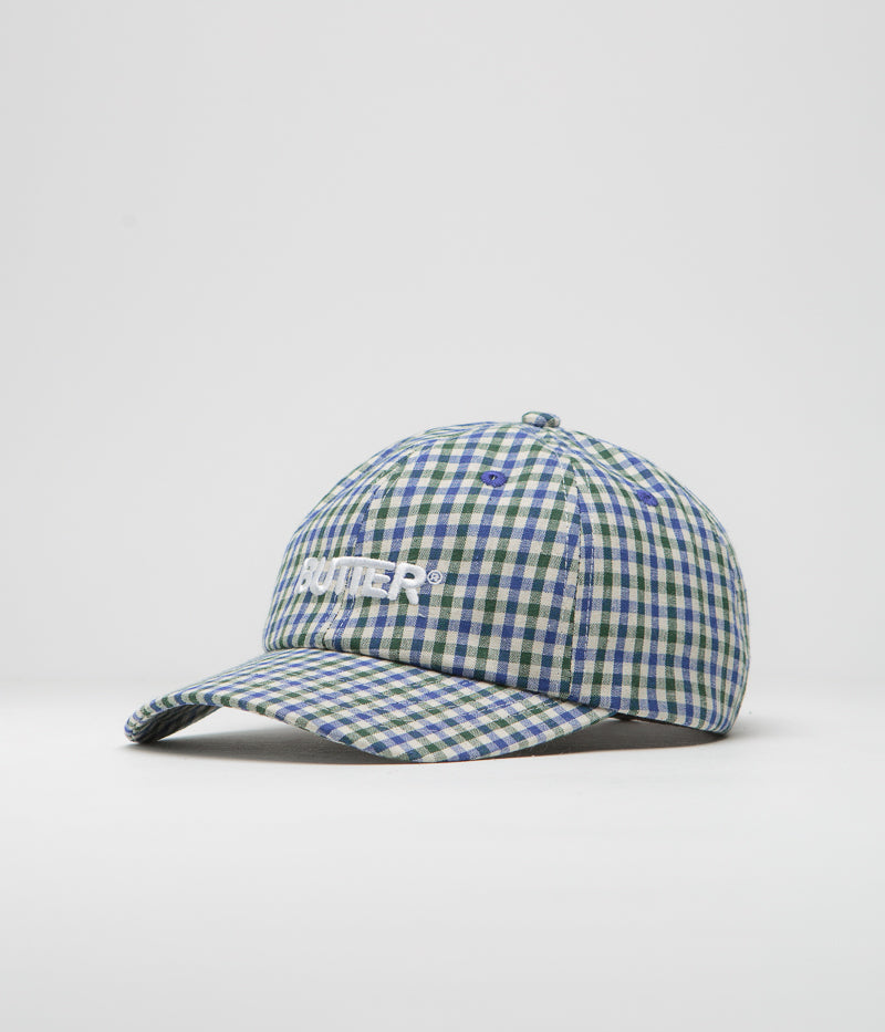 Butter Goods Fern & Blue Gingham Cap - A Skateboarder's Dream!