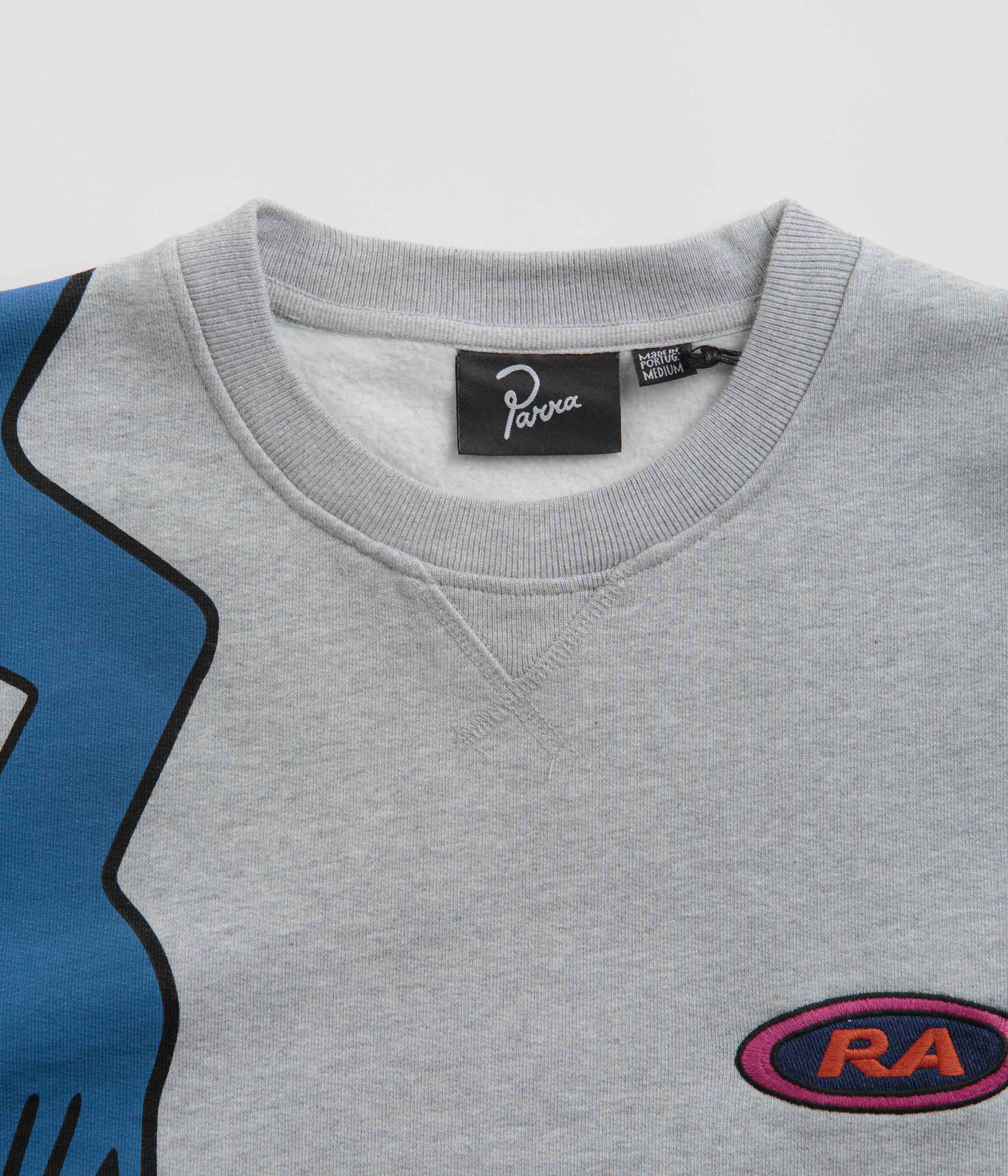 by Parra Early Grab Crewneck Sweatshirt - Stunning Heather Grey