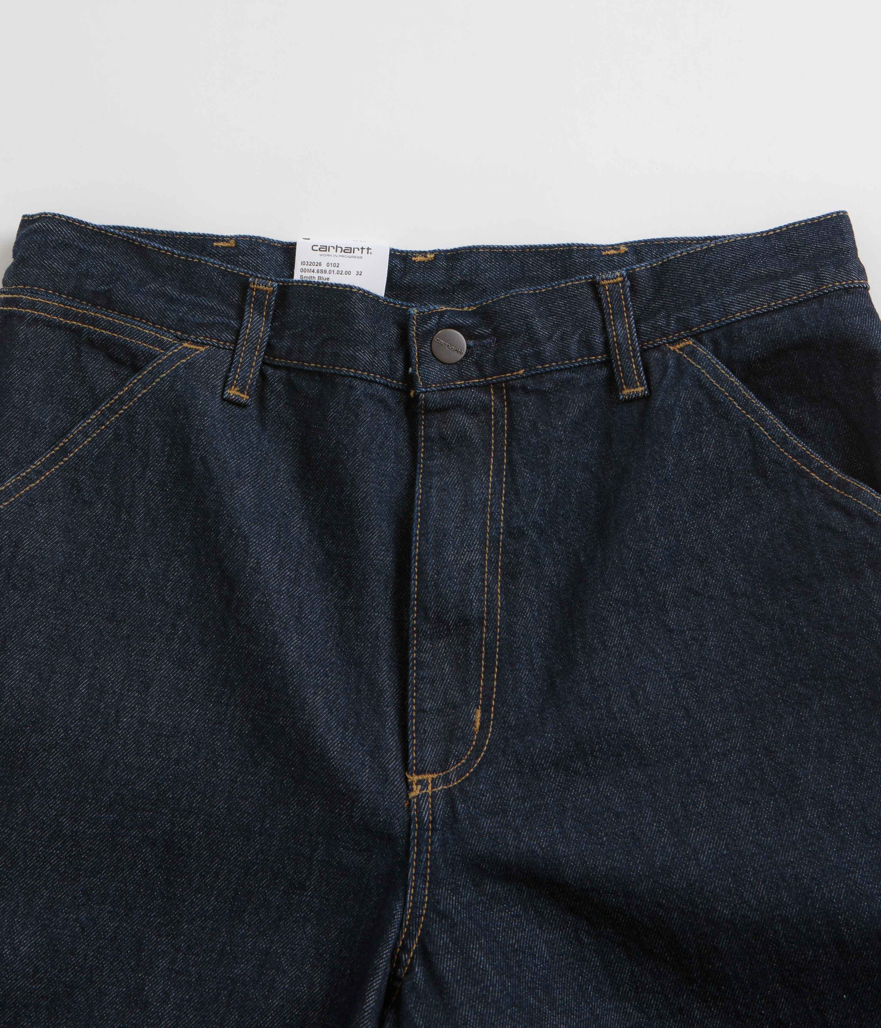 Carhartt Single Knee Shorts - Stunning Rinsed Blue
