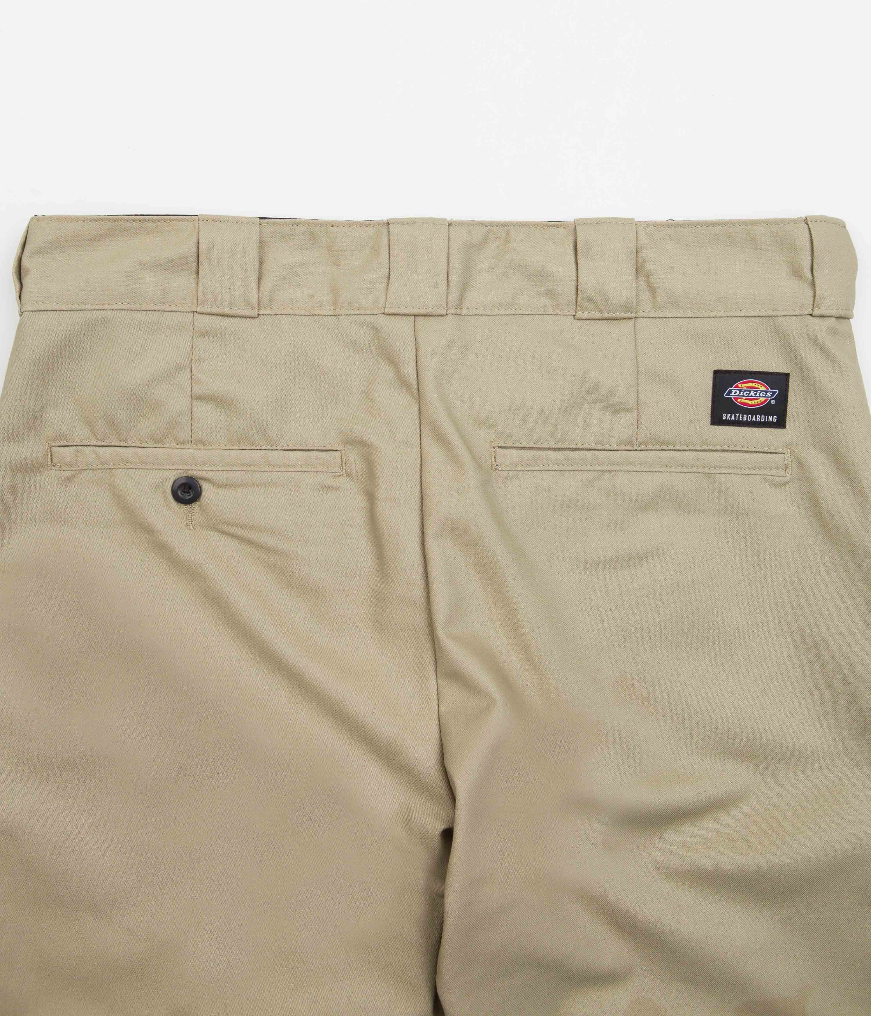 Dickies Khaki Flex Slim Fit Work Shorts - Stylish & Functional