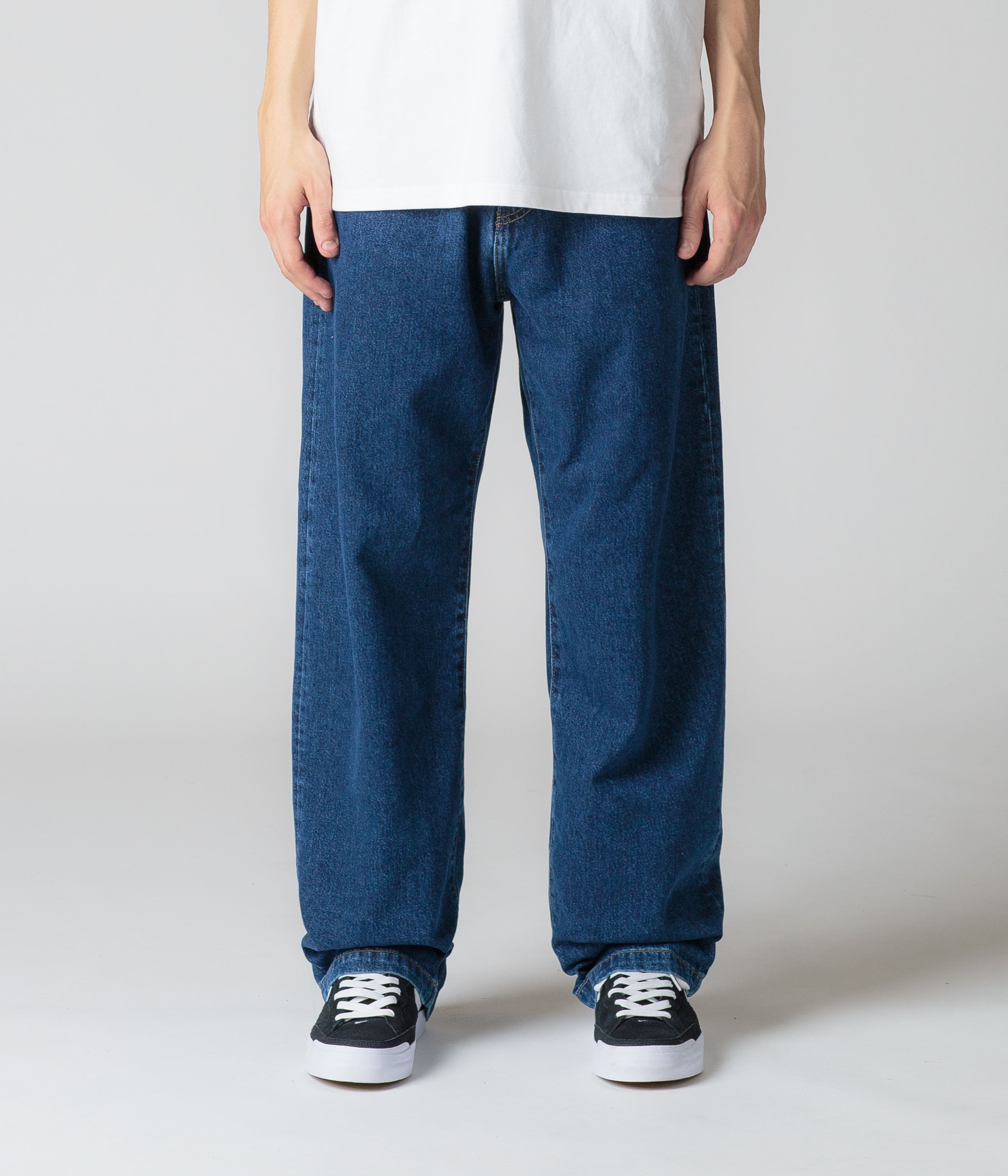 Carhartt Landon Blue Stone Washed Denim Pants - A Timeless Classic