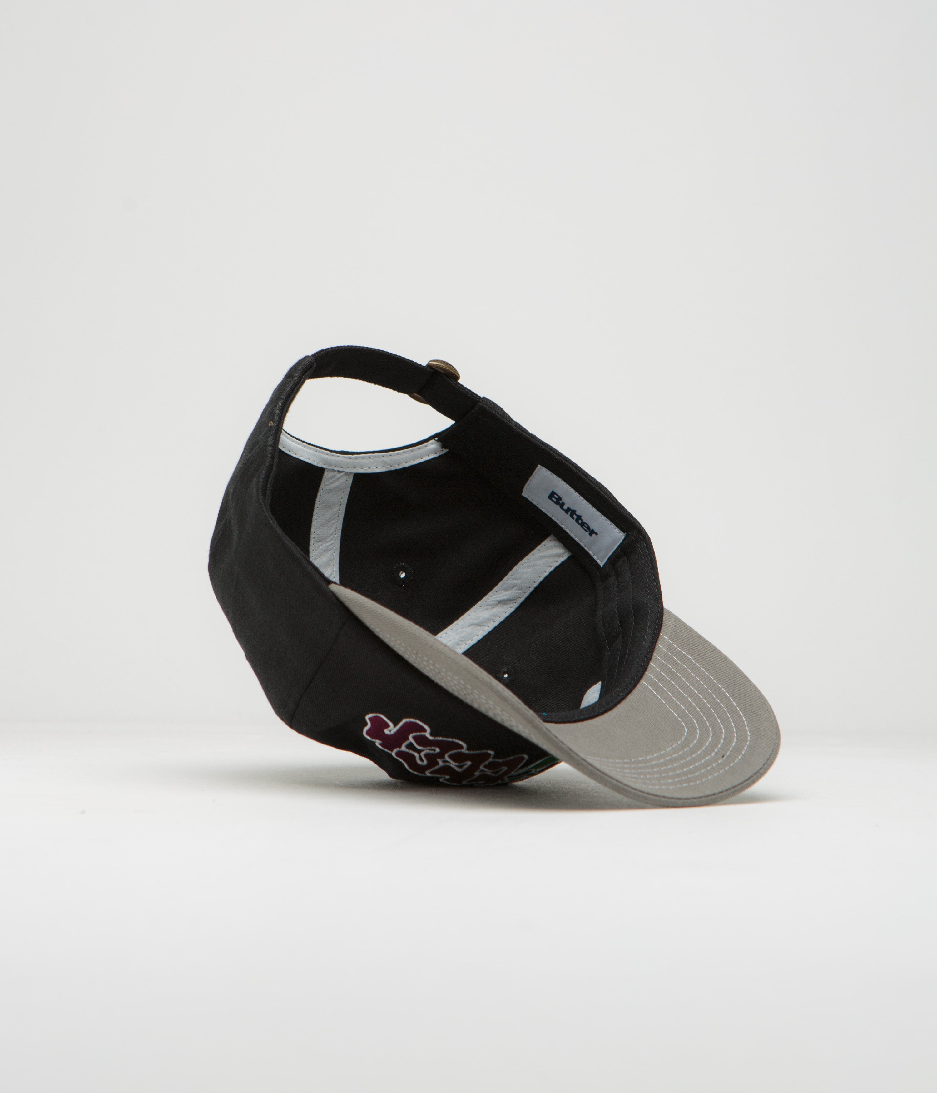 Butter Goods Big Apple Cap - Stunning Black/Grey Blend