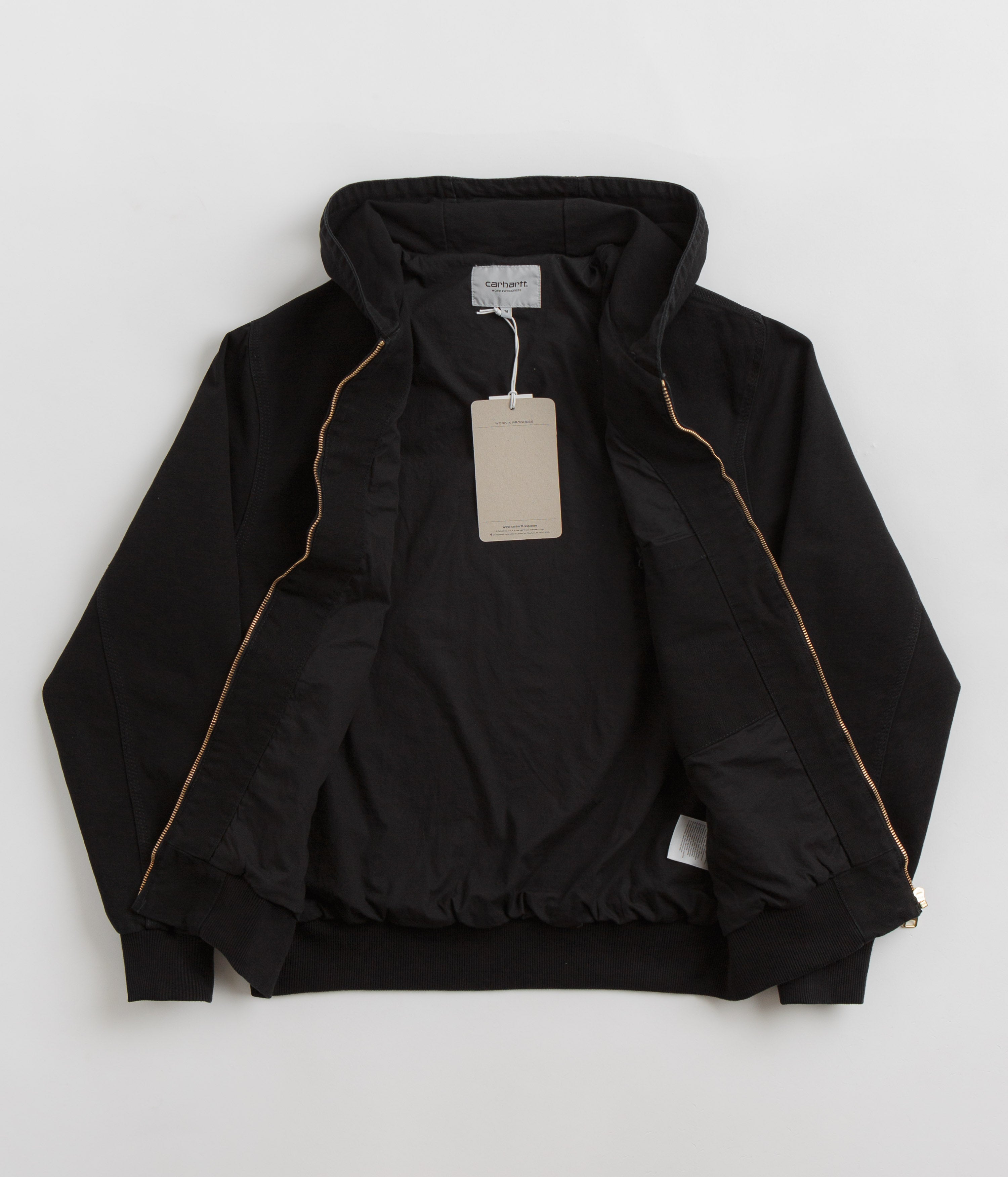 Carhartt Black Aged Canvas Active Jacket - A Timeless Workwear Essential