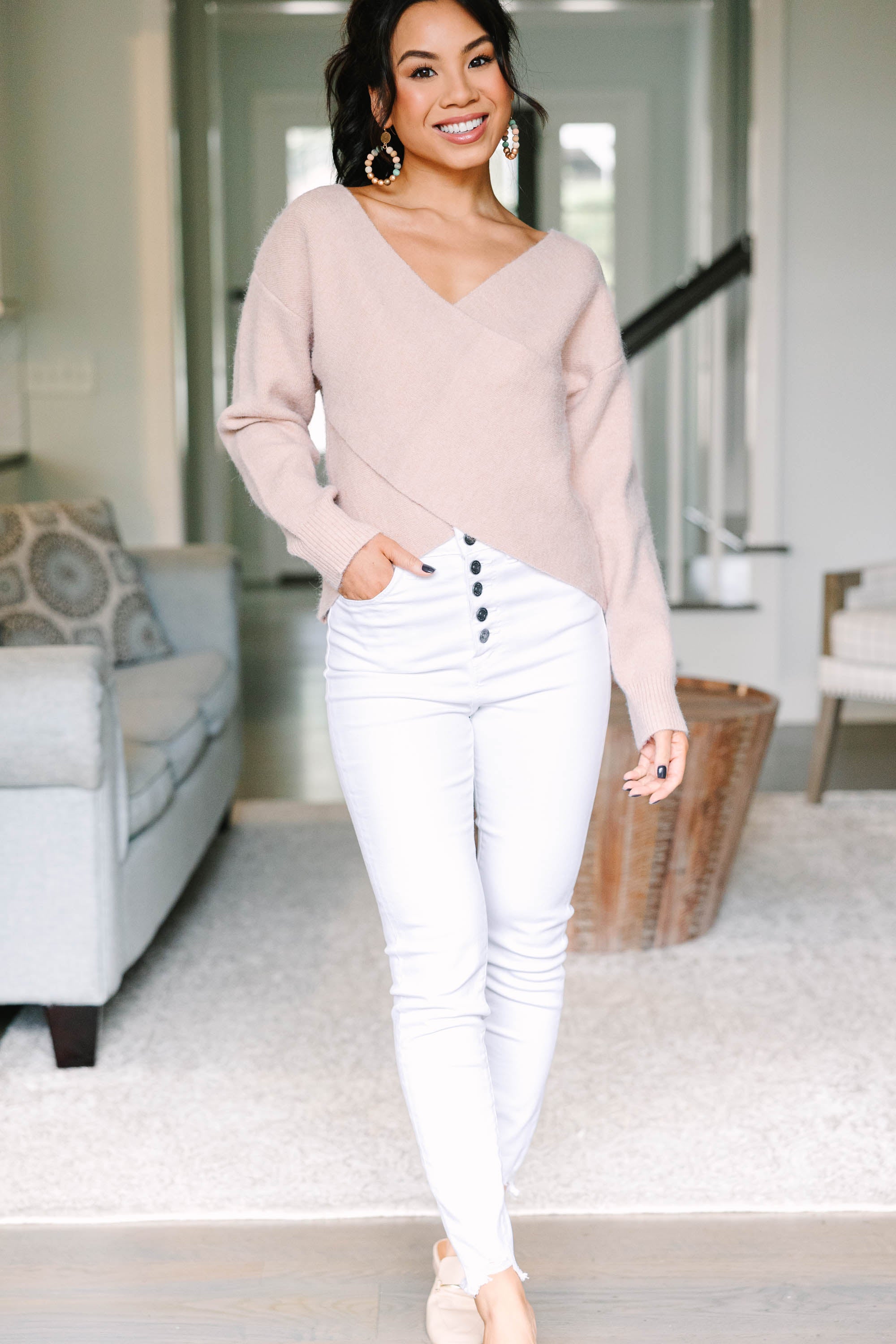 Blush Pink Bliss Sweater: Feel Your Best!