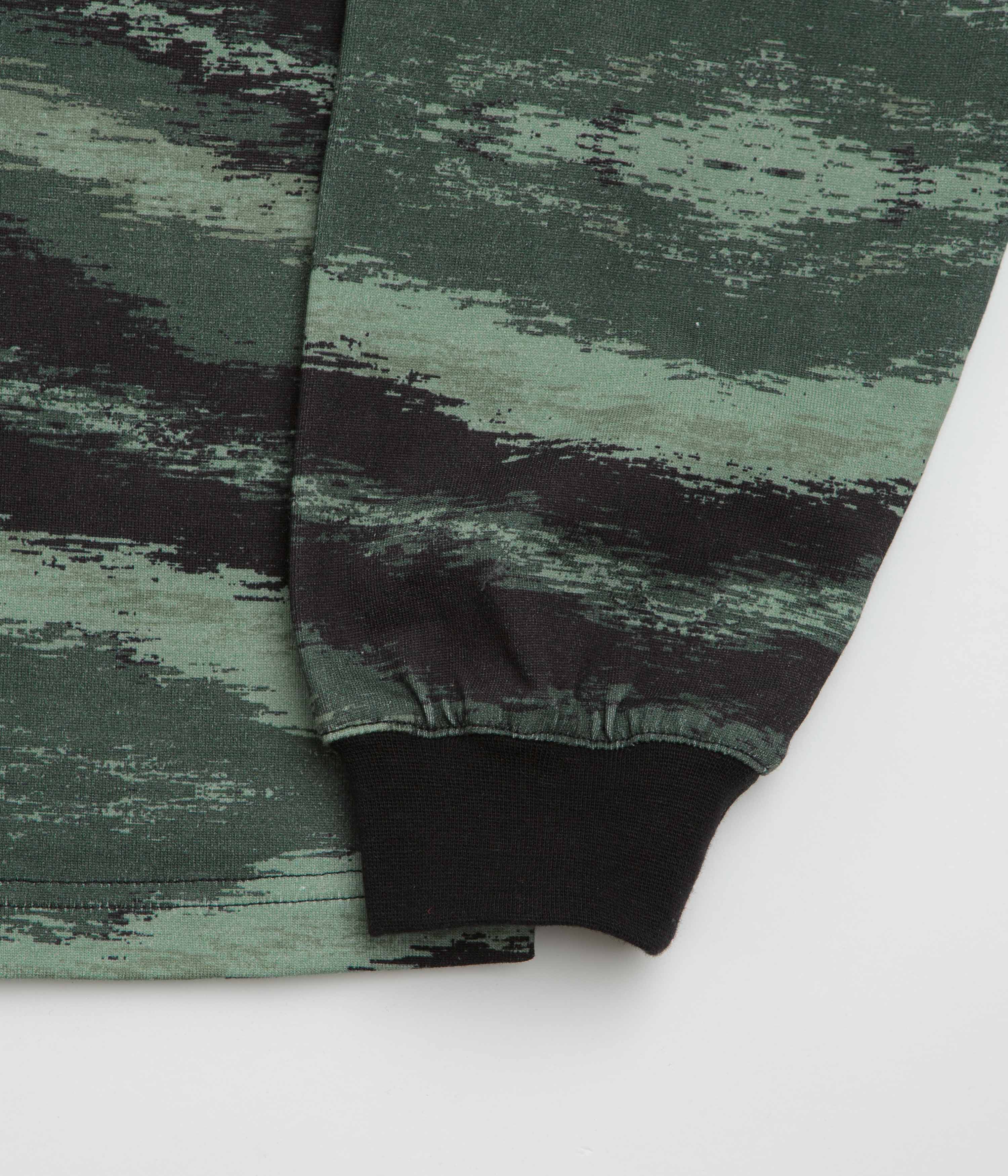 Hunter Green Dime Brushstroke Shirt - A Stylish Must-Have!