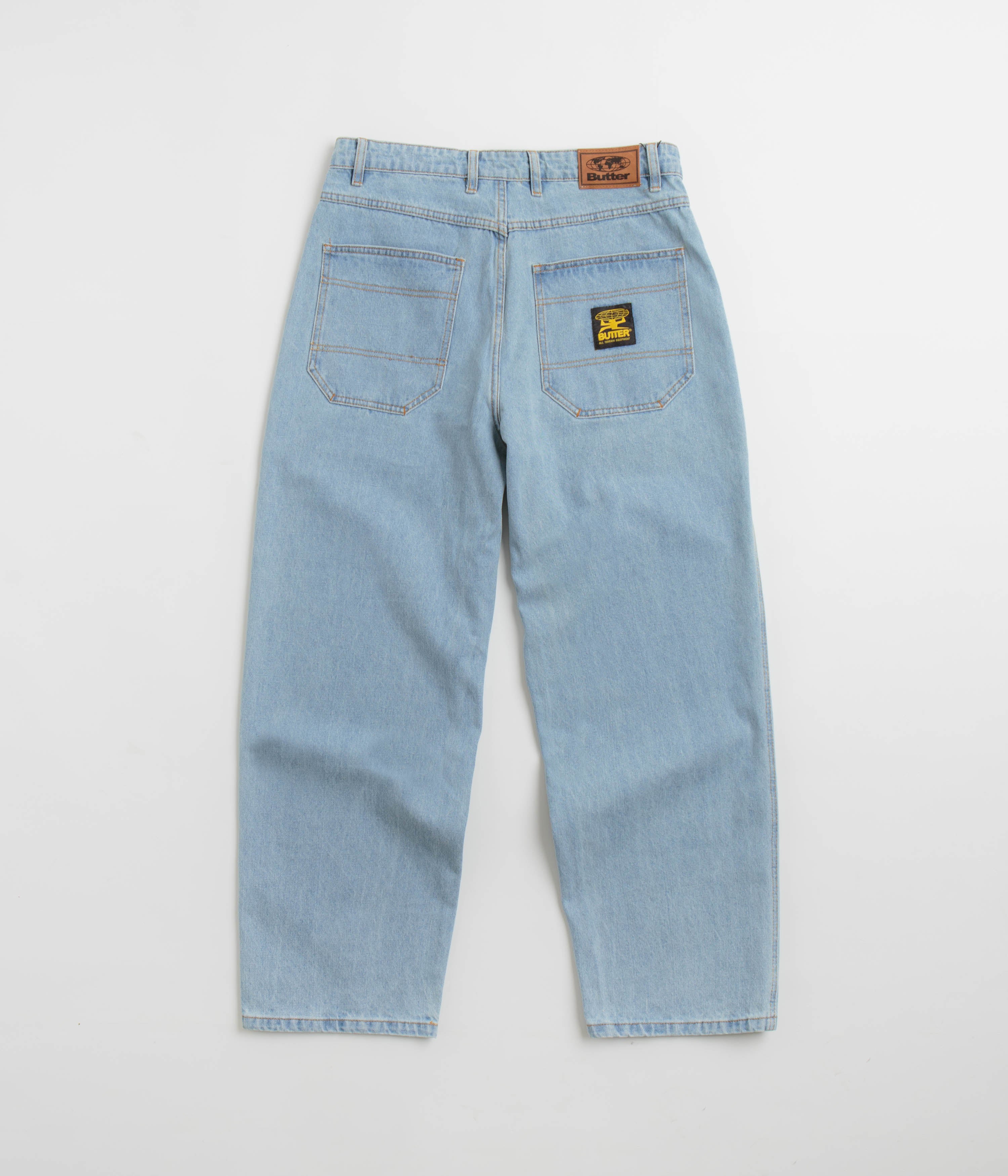Butter Goods Patch Pocket Jeans - Stunning Faded Light Blue