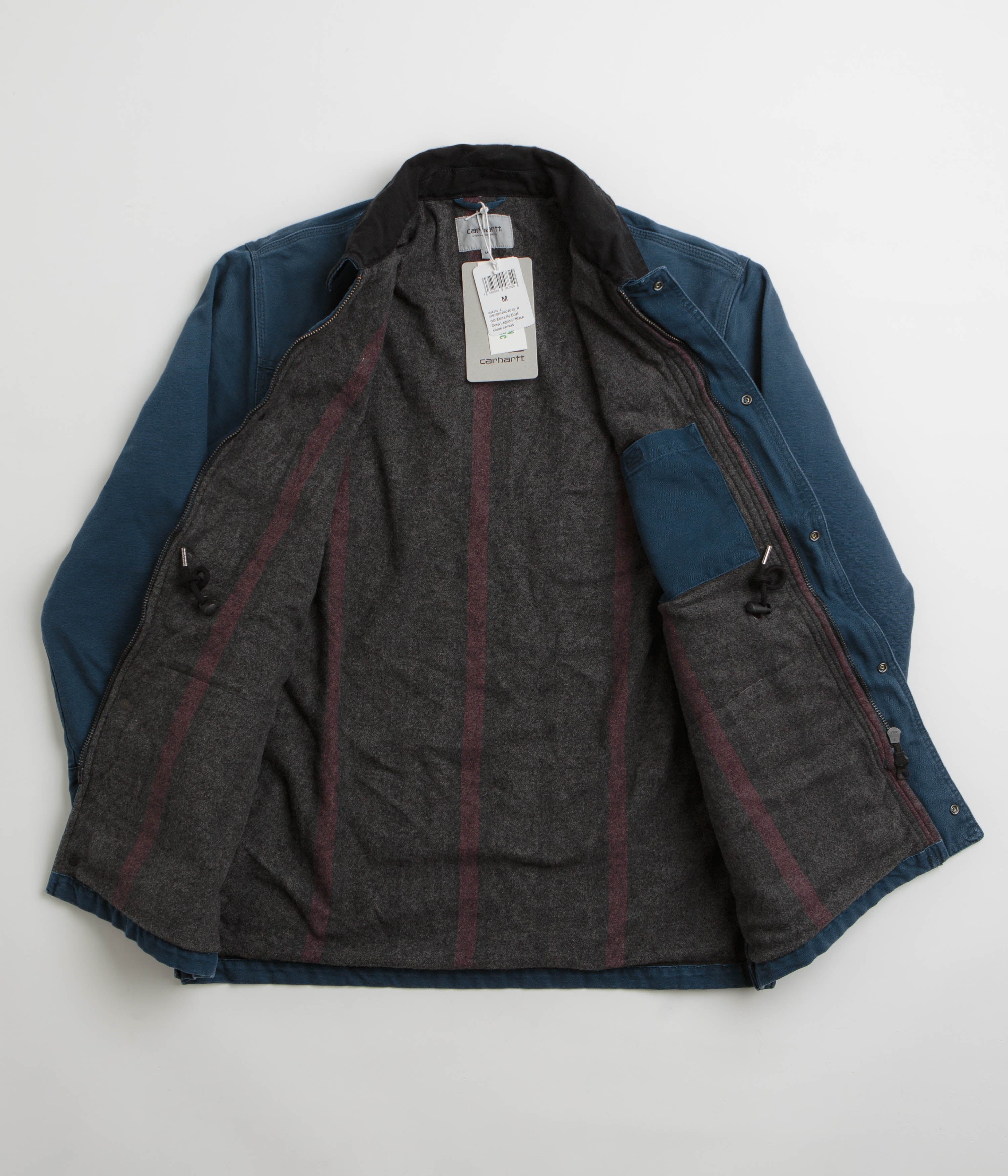 Carhartt OG Santa Fe Coat - Deep Lagoon/Black Stone: A Stylish and Durable Must-Have
