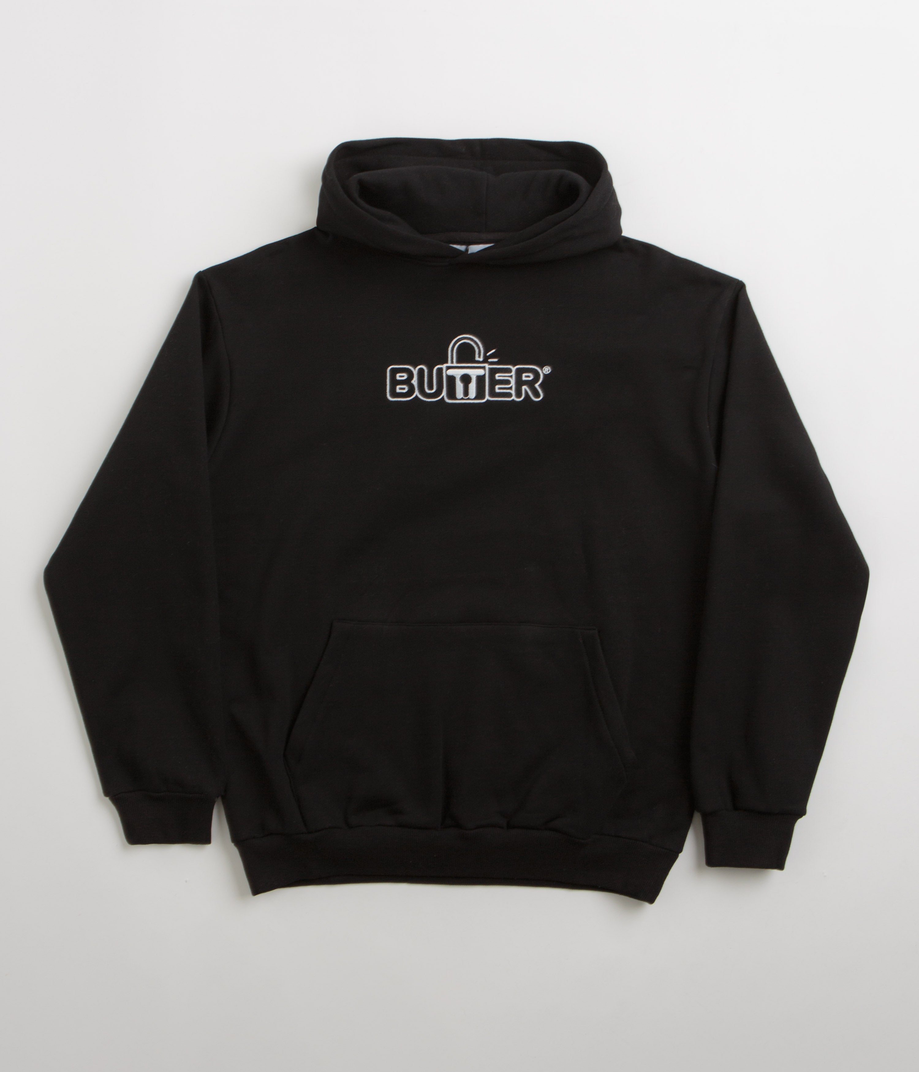 Butter Goods Black Lock Hoodie - A Fashion Statement