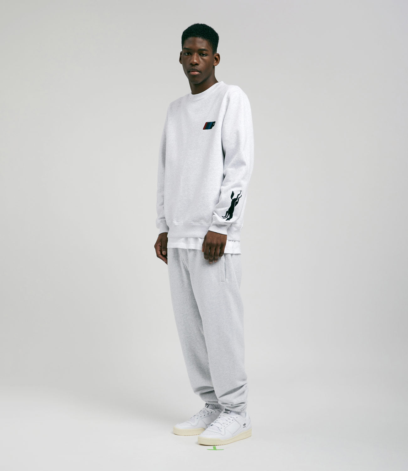 Parra Racing Team Ash Grey Crewneck Sweatshirt - A Must - Have!